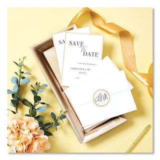 round-labels-2-dia-white-with-gold-border-12-sheet-10-sheets-pack_ave22876 - 4