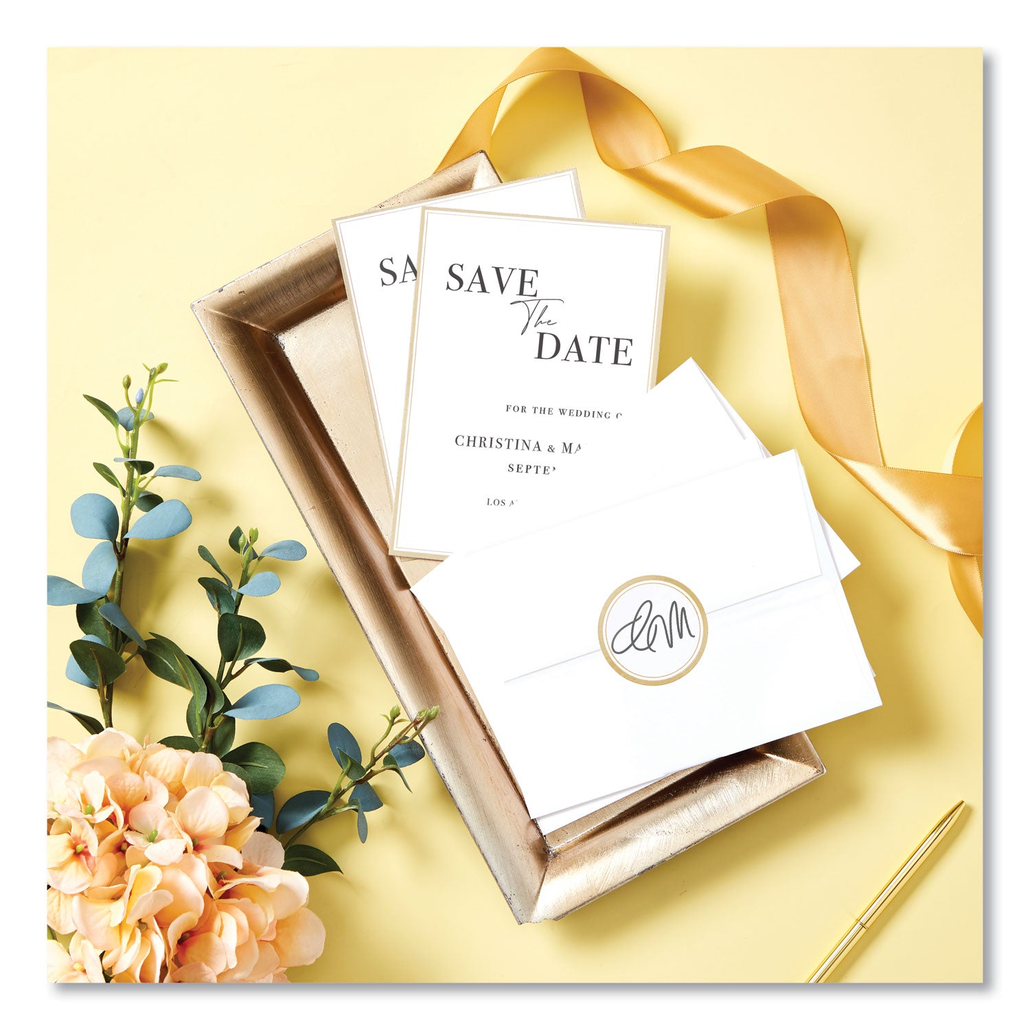 round-labels-2-dia-white-with-gold-border-12-sheet-10-sheets-pack_ave22876 - 4