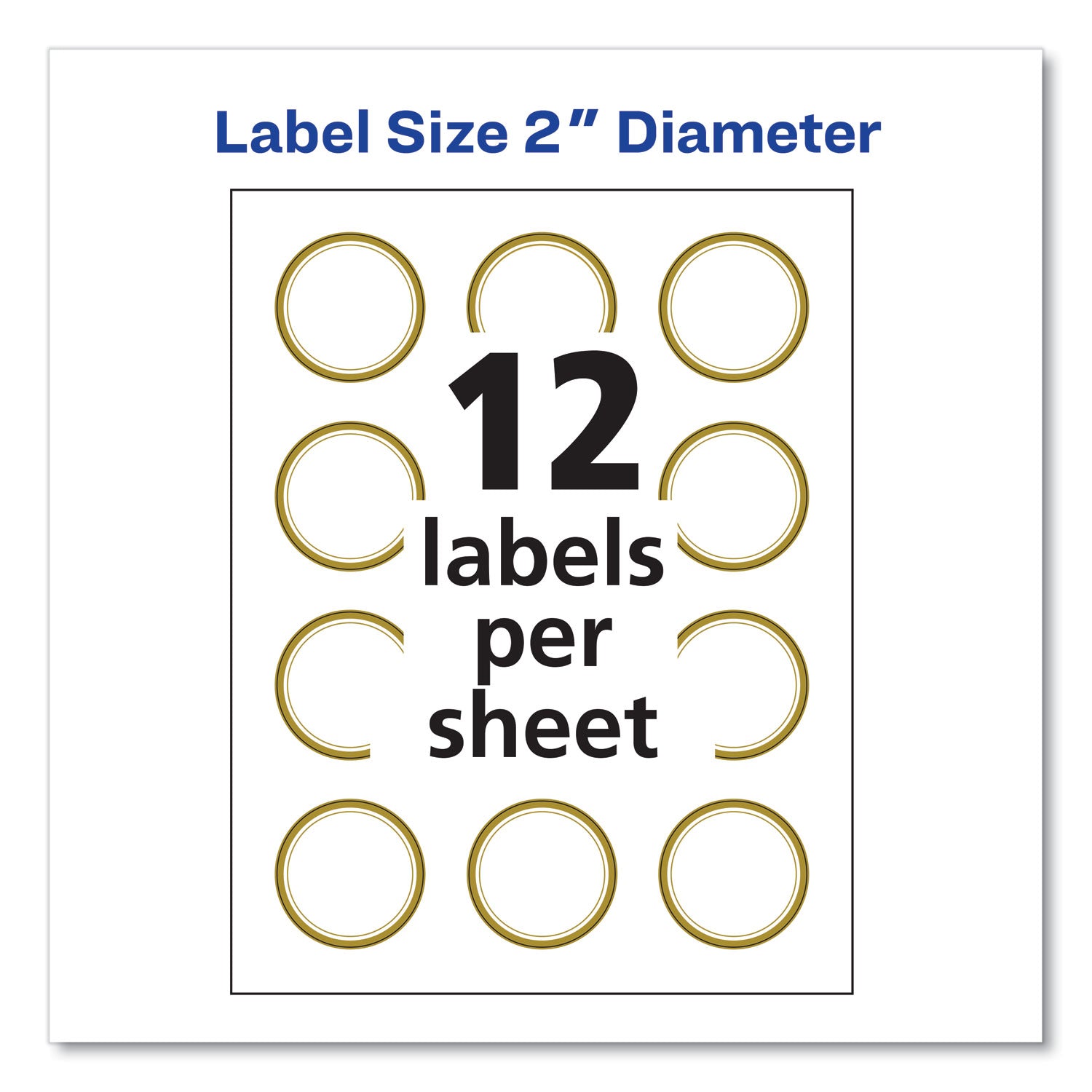 round-labels-2-dia-white-with-gold-border-12-sheet-10-sheets-pack_ave22876 - 8
