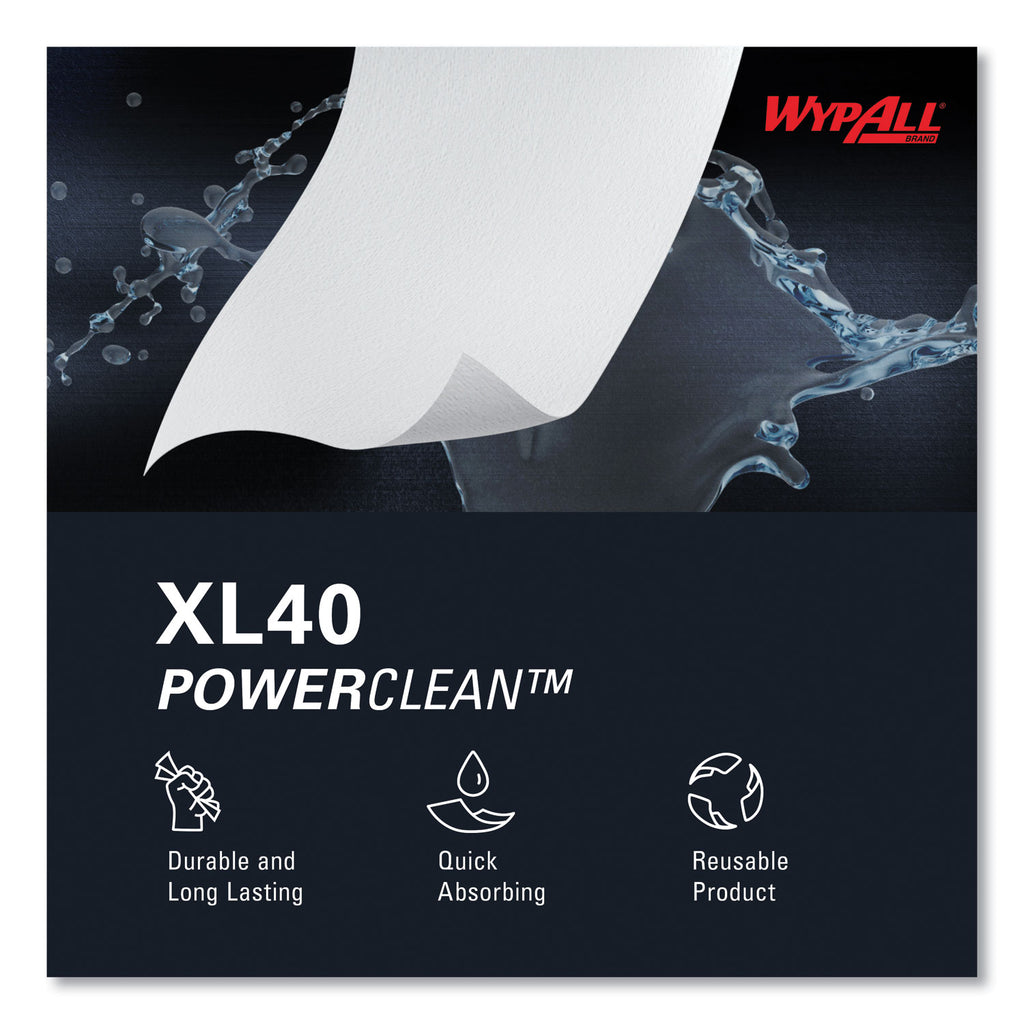 L40 Towels, Jumbo Roll, 12.5 x 12.2, White, 750/Roll