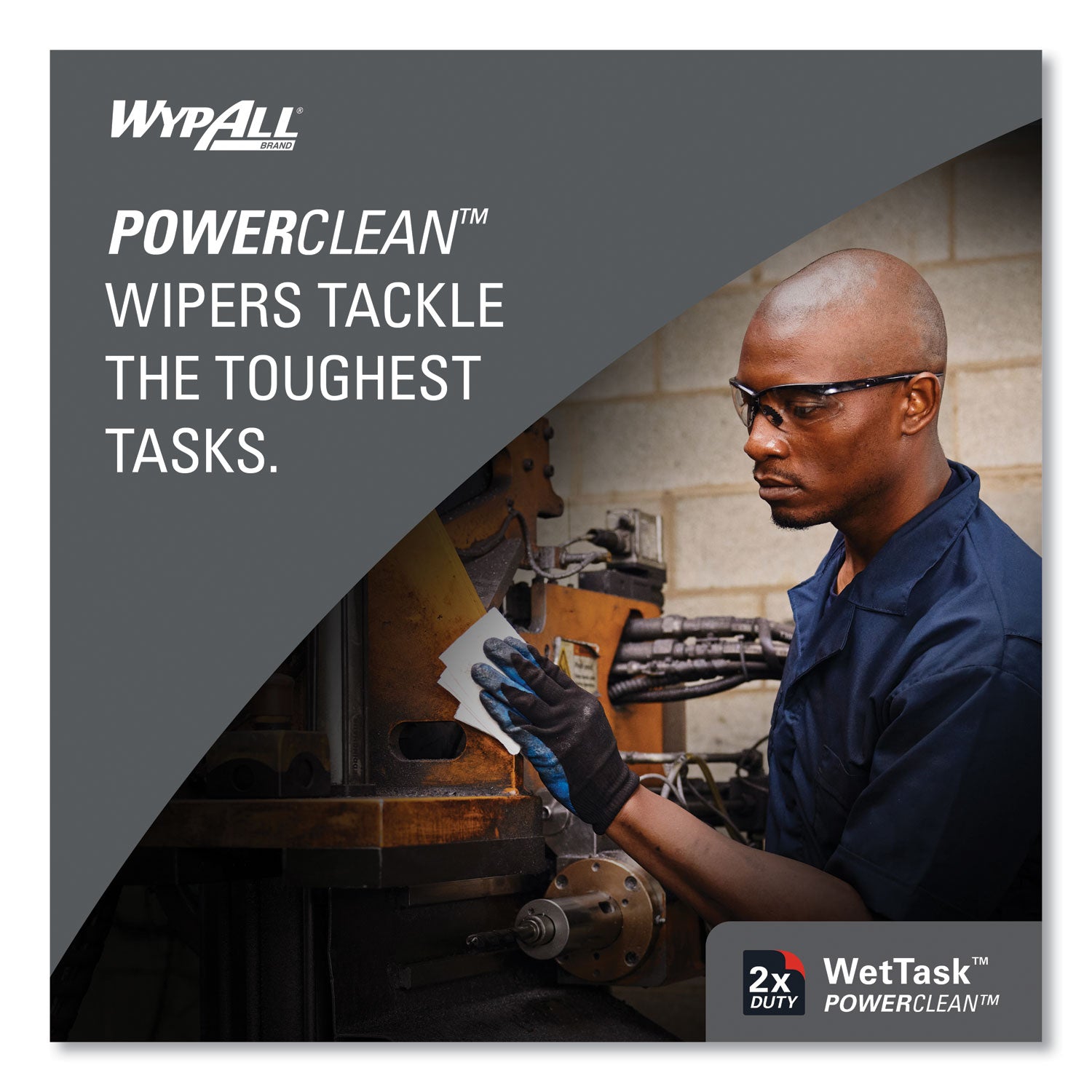 Power Clean Wipers for WetTask Customizable Wet Wiping System with (1) Bucket, 12 x 12.5, Unscented, 95/Roll, 6 Rolls/Carton