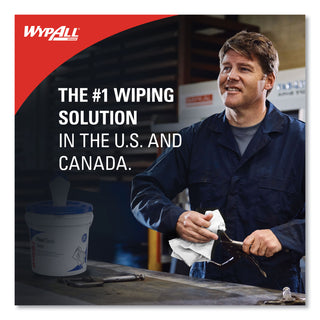 Power Clean Wipers for Solvents WetTask Customizable Wet Wiping System, Wipers Only, 9 x 15, White, 275/Roll, 2 Rolls/Carton - 5
