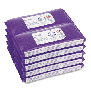 W4 PreSat Alcohol Wipers, 70% IPA, 1-Ply, 9 x 11, White, 40/Pack, 10 Packs/Carton