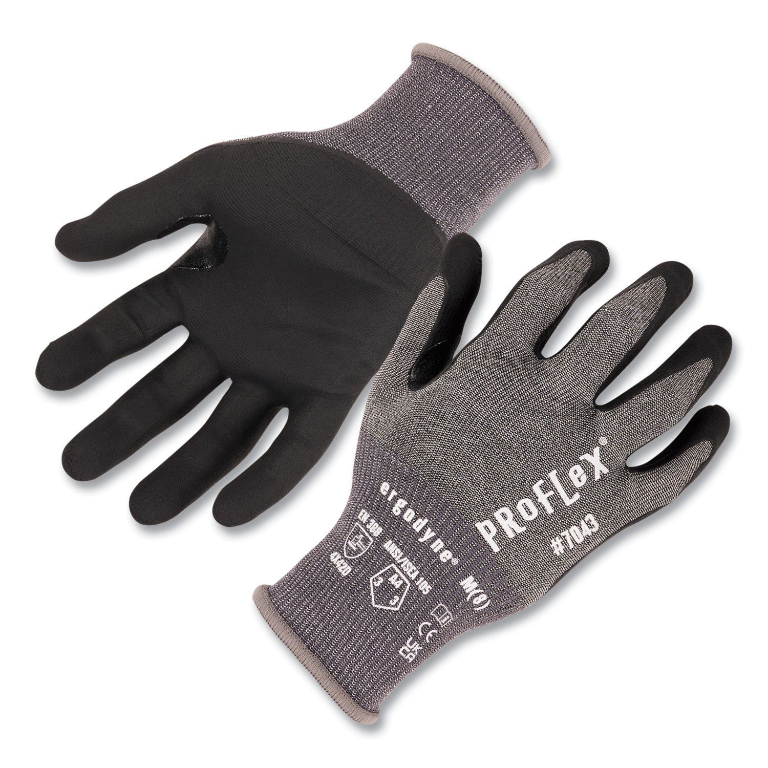 proflex-7043-ansi-a4-nitrile-coated-cr-gloves-gray-medium-1-pair-ships-in-1-3-business-days_ego10523 - 1