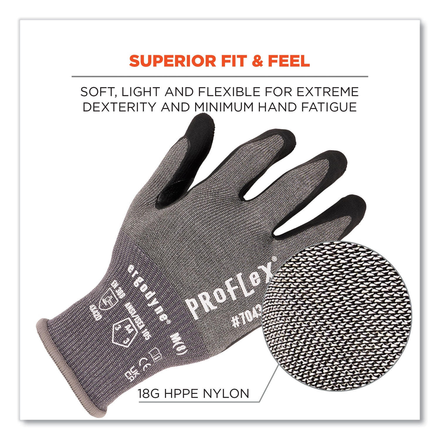 proflex-7043-ansi-a4-nitrile-coated-cr-gloves-gray-2x-large-12-pairs-ships-in-1-3-business-days_ego10516 - 4