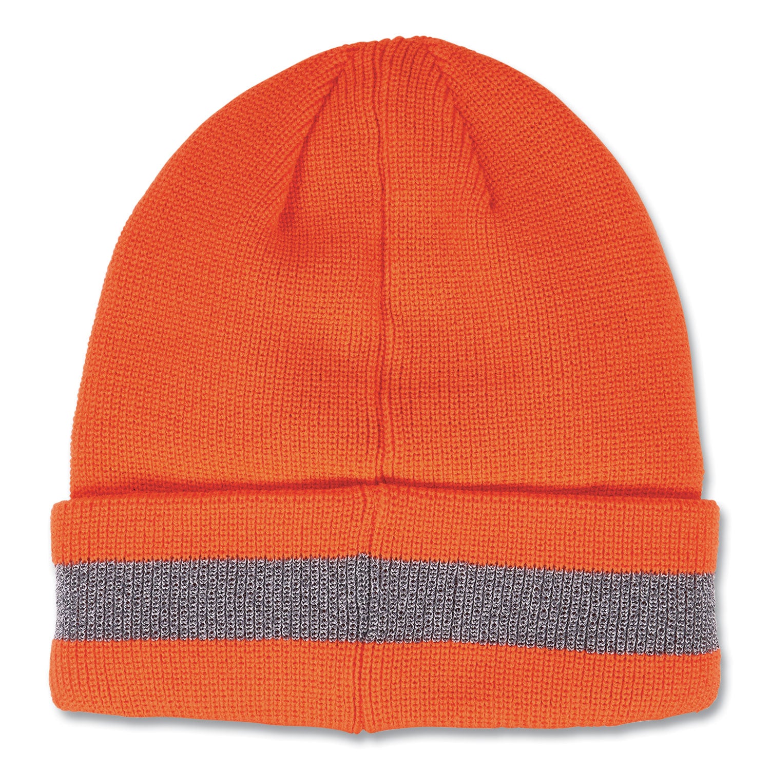 N-Ferno 6803 Reflective Rib Knit Winter Hat, One Size Fits Most, Orange, Ships in 1-3 Business Days