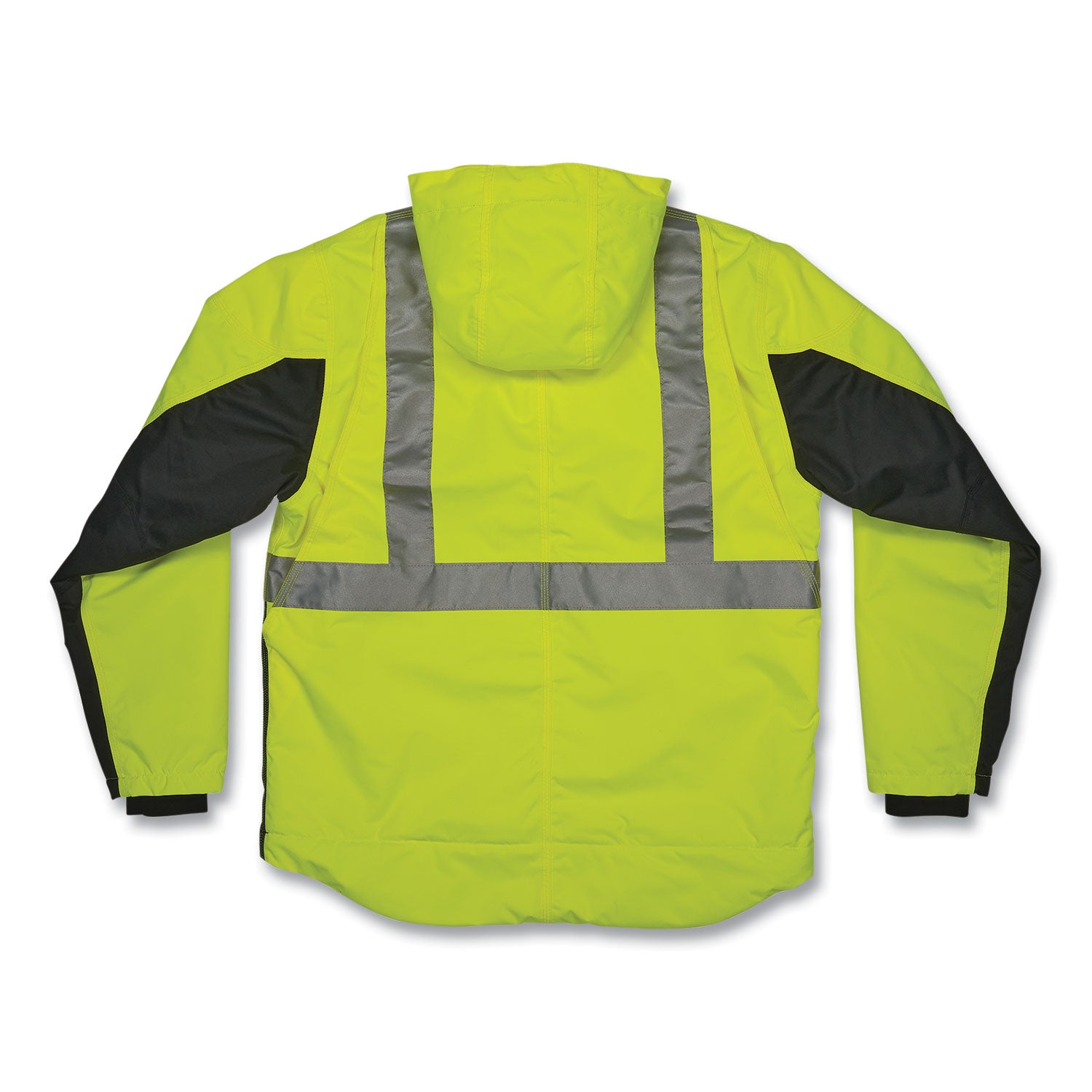 glowear-8275-class-2-heavy-duty-hi-vis-workwear-sherpa-lined-jacket-medium-lime-ships-in-1-3-business-days_ego23973 - 6