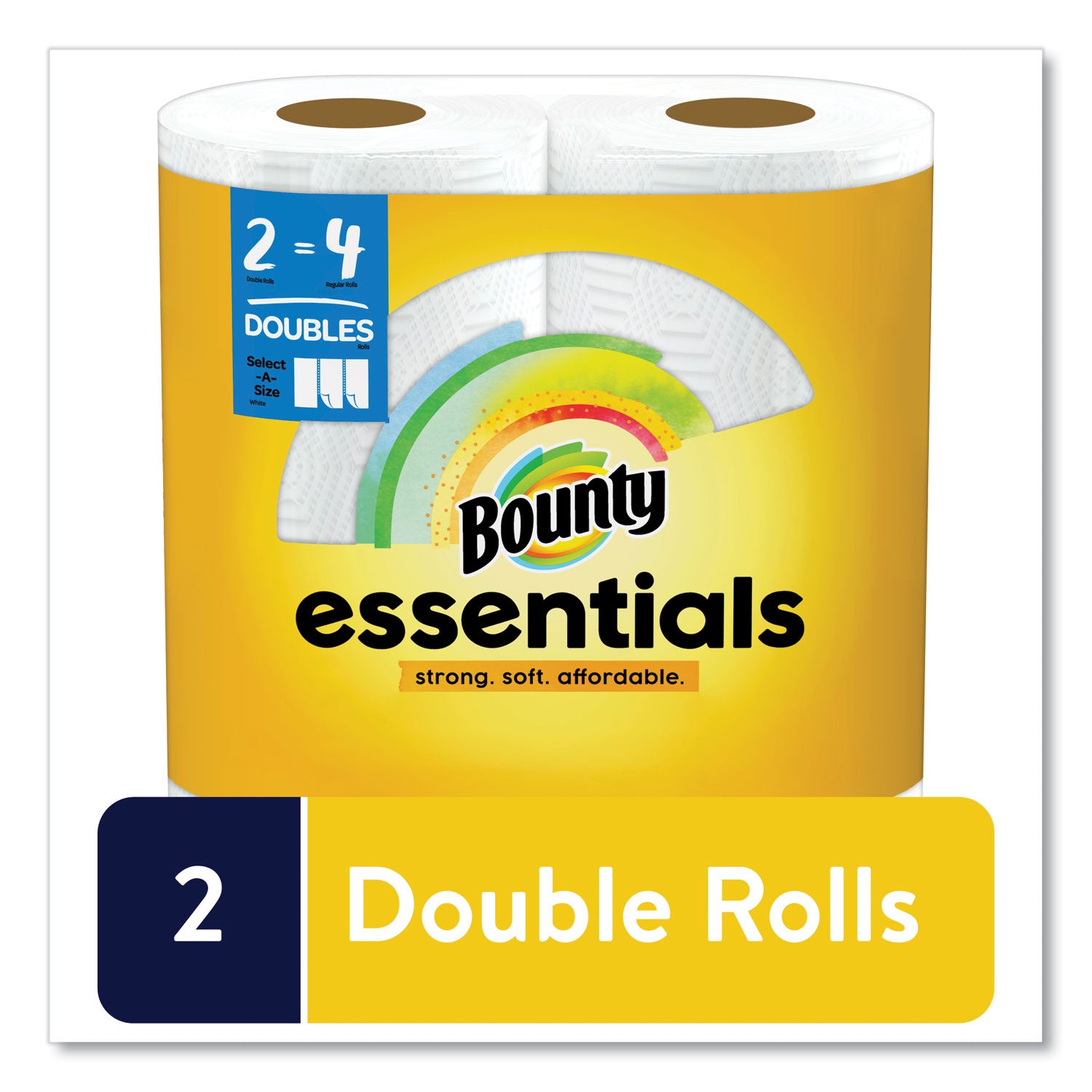 essentials-select-a-size-kitchen-roll-paper-towels-2-ply-124-sheets-roll-6-rolls-carton_pgc56210 - 2