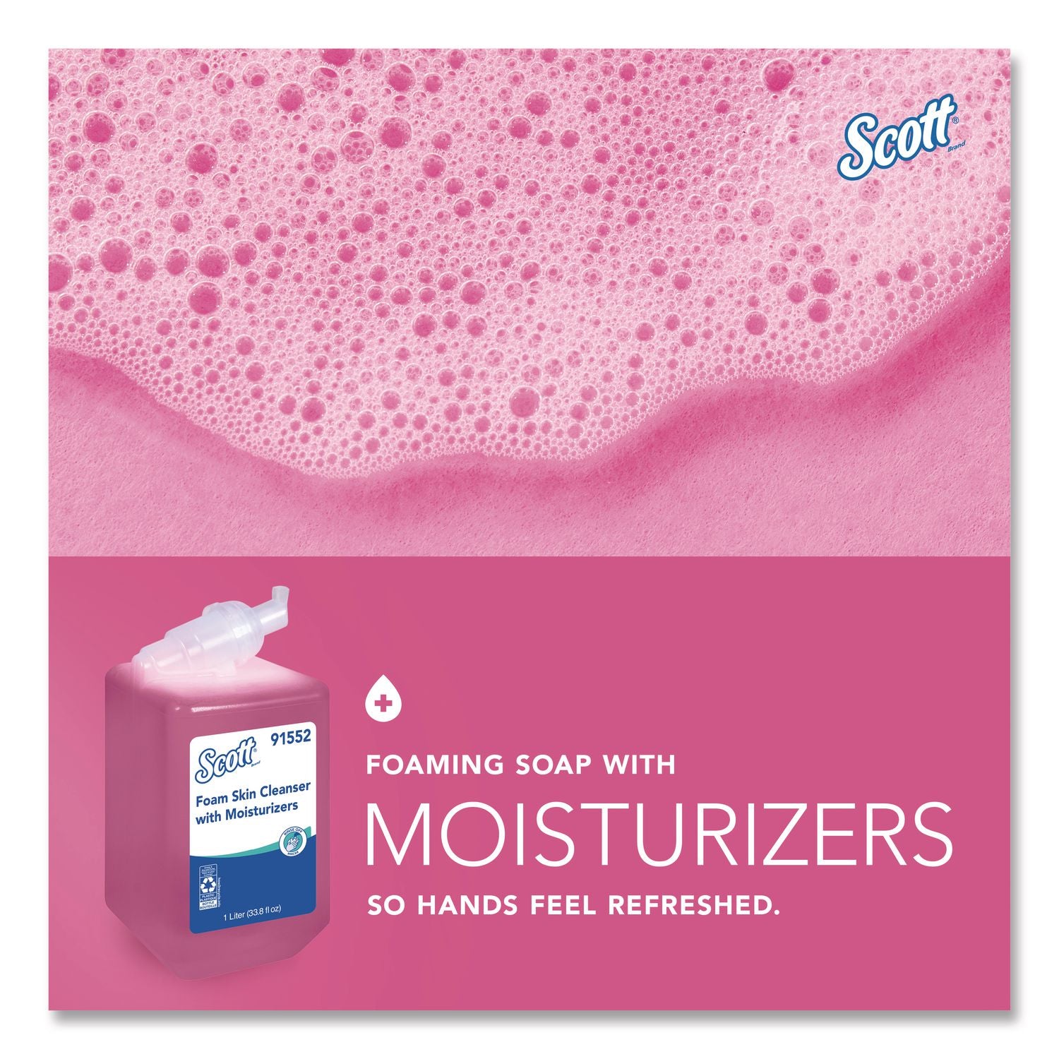 Pro Foam Skin Cleanser with Moisturizers, Light Floral, 1,000 mL Bottle
