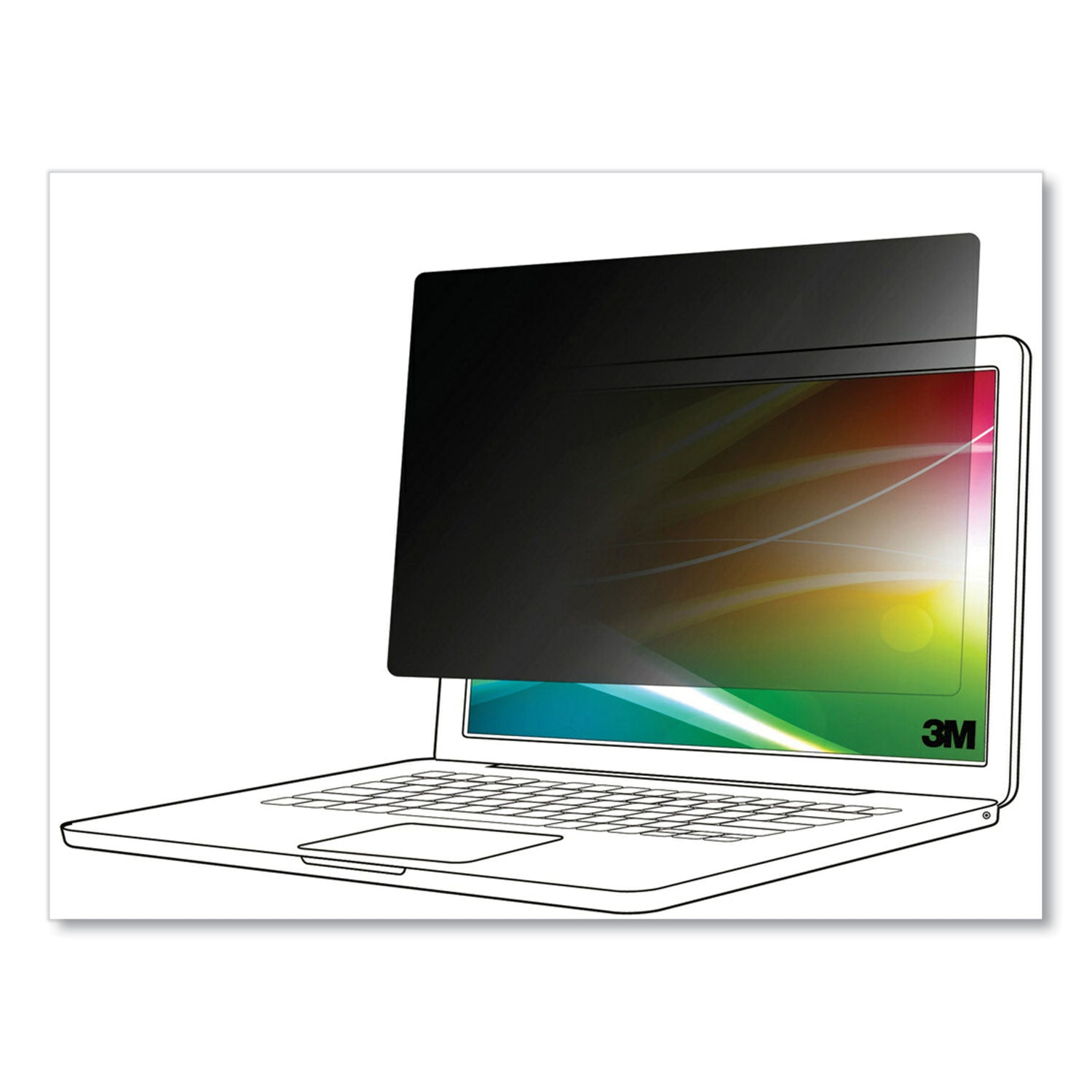 bright-screen-privacy-filter-for-156-full-screen-widescreen-fits-laptop-2-in-1-169-aspect-ratio_mmmbp156w9e - 1