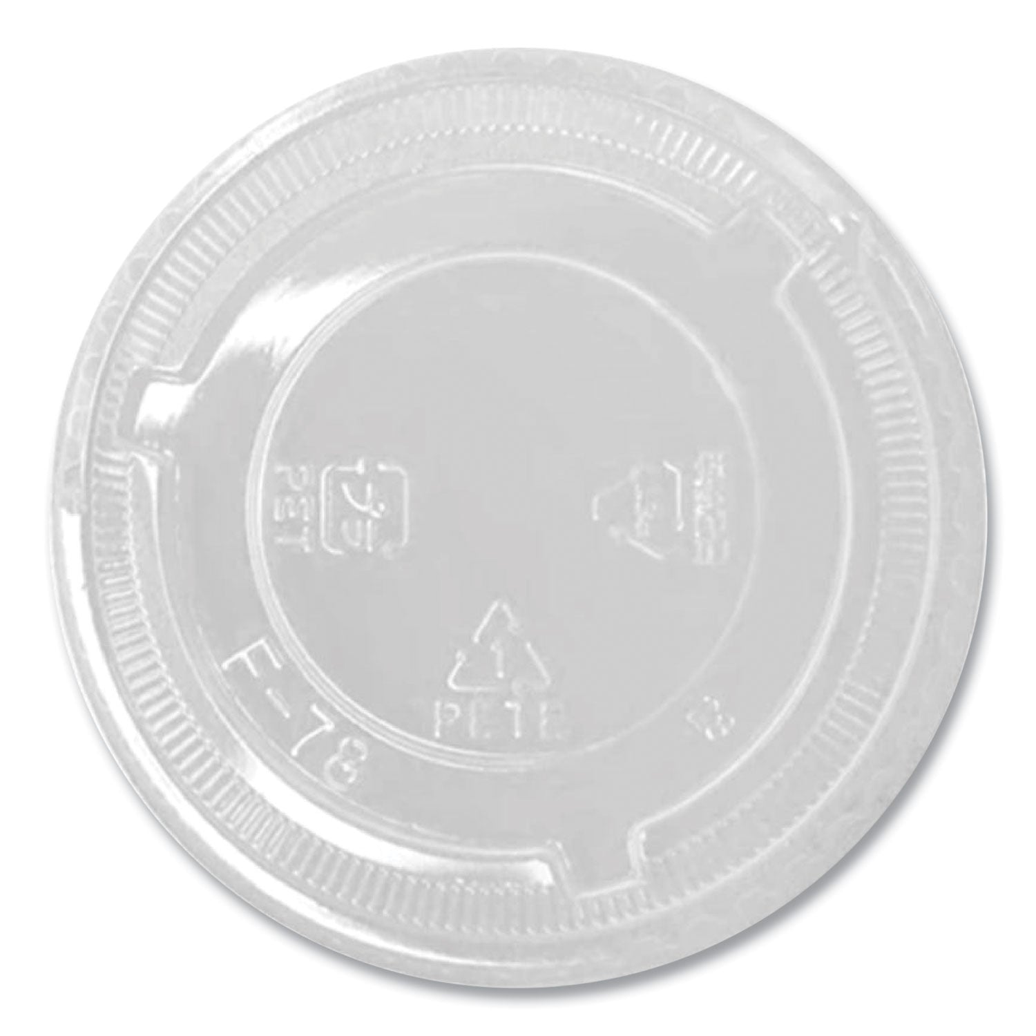 PET Lids, Fits 8 oz to 10 oz Cold Cups, No Hole Flat Lid, Clear, 1,000/Carton