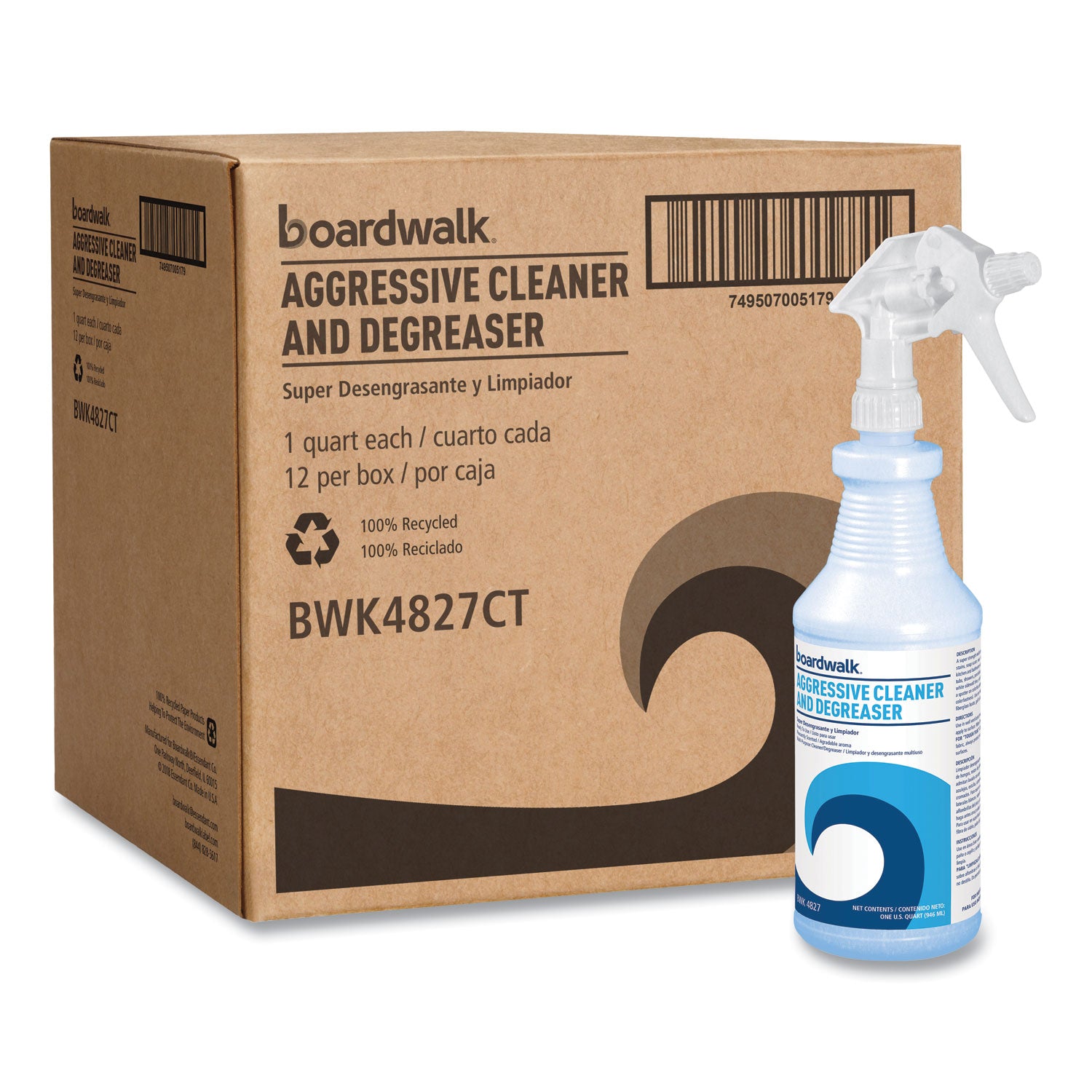 aggressive-cleaner-and-degreaser-lemon-scent-32-oz-bottle-12-carton_bwk4827 - 1