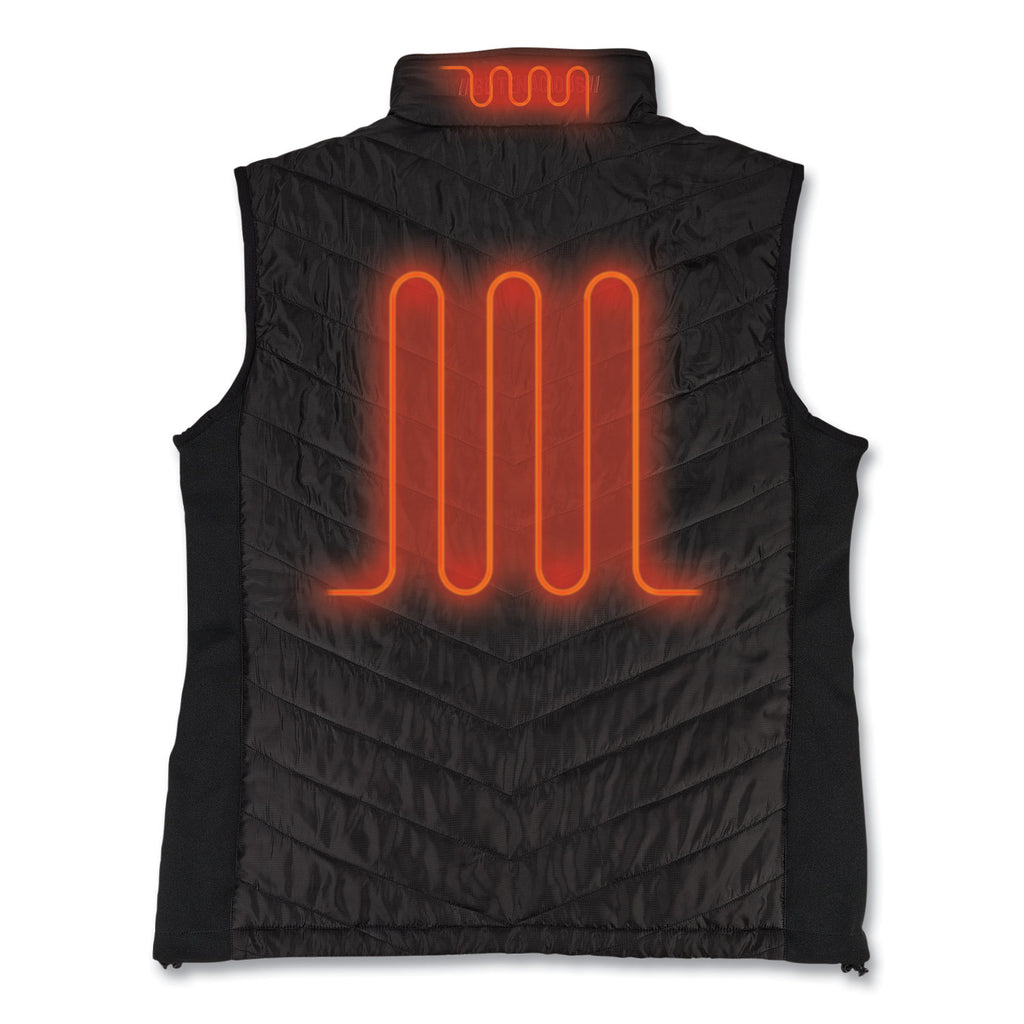 n-ferno-6495-rechargeable-heated-vest-with-battery-power-bank-fleece-polyester-3x-large-black-ships-in-1-3-business-days_ego41706 - 4