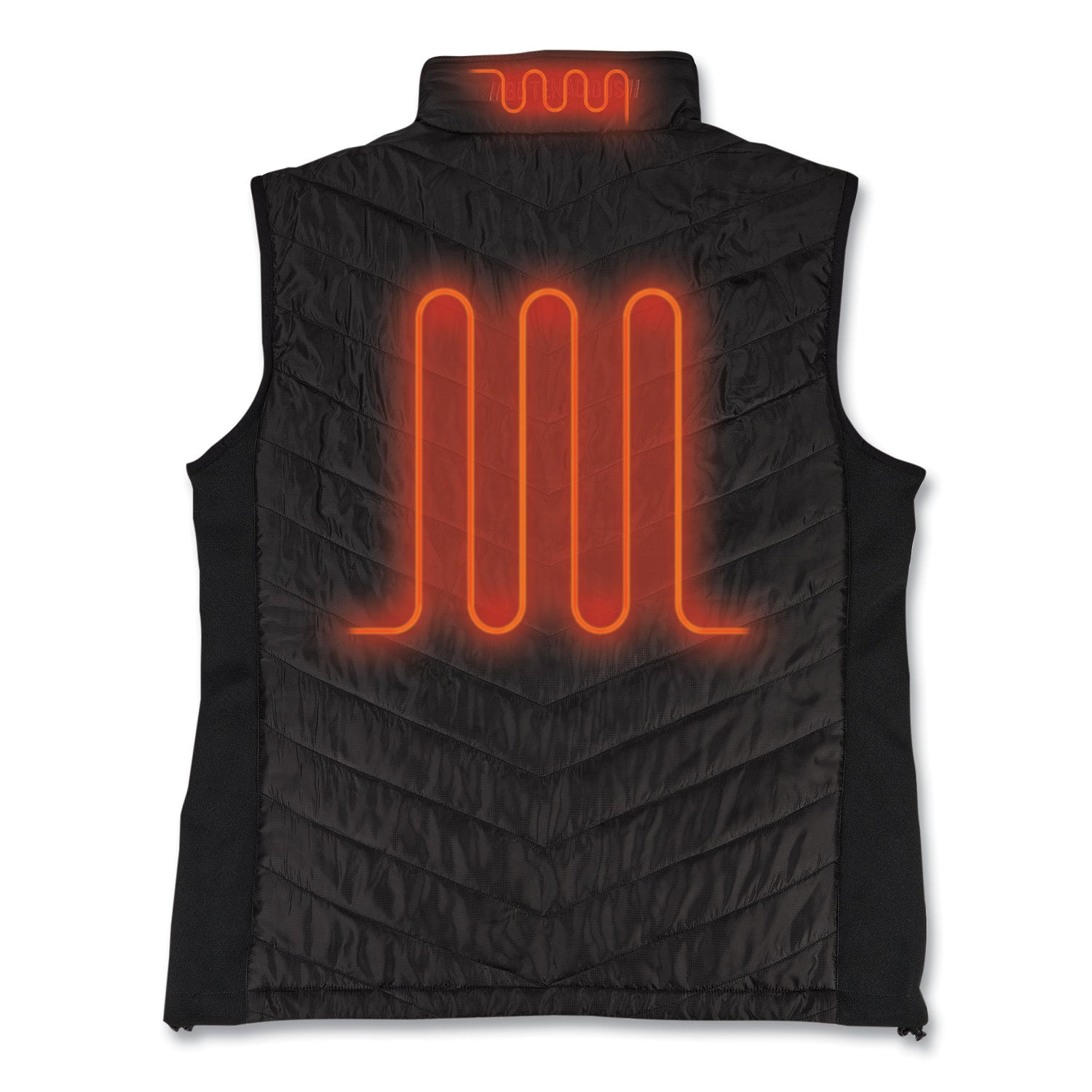 N-Ferno 6495 Rechargeable Heated Vest with Battery Power Bank, Fleece/Polyester, 4X-Large, Black, Ships in 1-3 Business Days