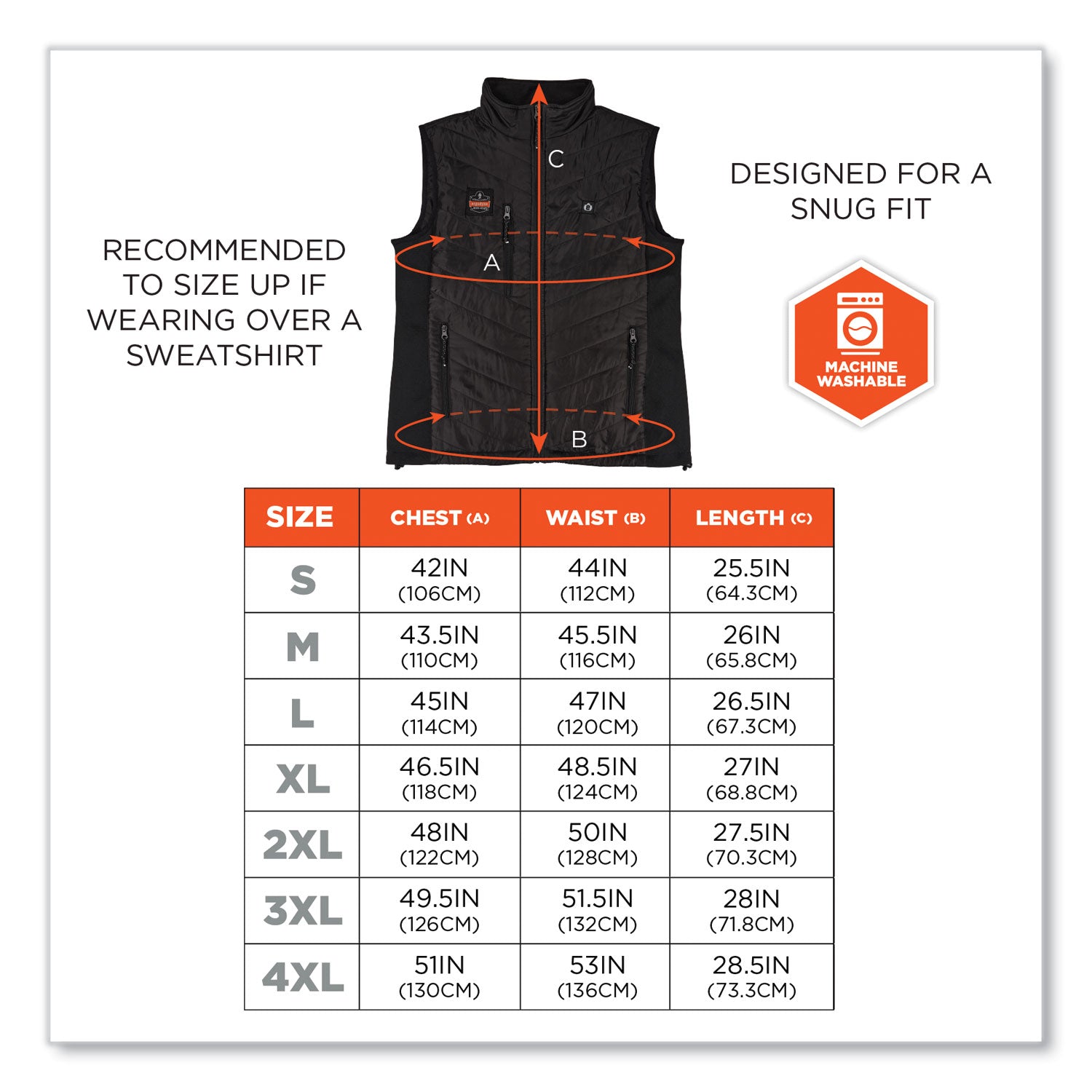 n-ferno-6495-rechargeable-heated-vest-with-battery-power-bank-fleece-polyester-2x-large-black-ships-in-1-3-business-days_ego41705 - 8