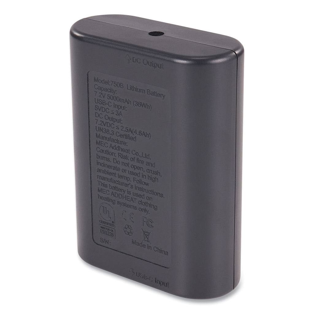 N-Ferno 6495B Portable Battery Power Bank with USB-C Cord, 7.2 V, Ships in 1-3 Business Days