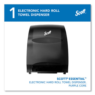 Essential Electronic Hard Roll Towel Dispenser, 12.7 x 9.57 x 15.76, Black