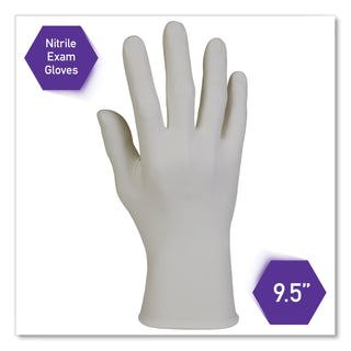 STERLING Nitrile Exam Gloves, Powder-free, Gray, 242 mm Length, X-Large, 170/Box