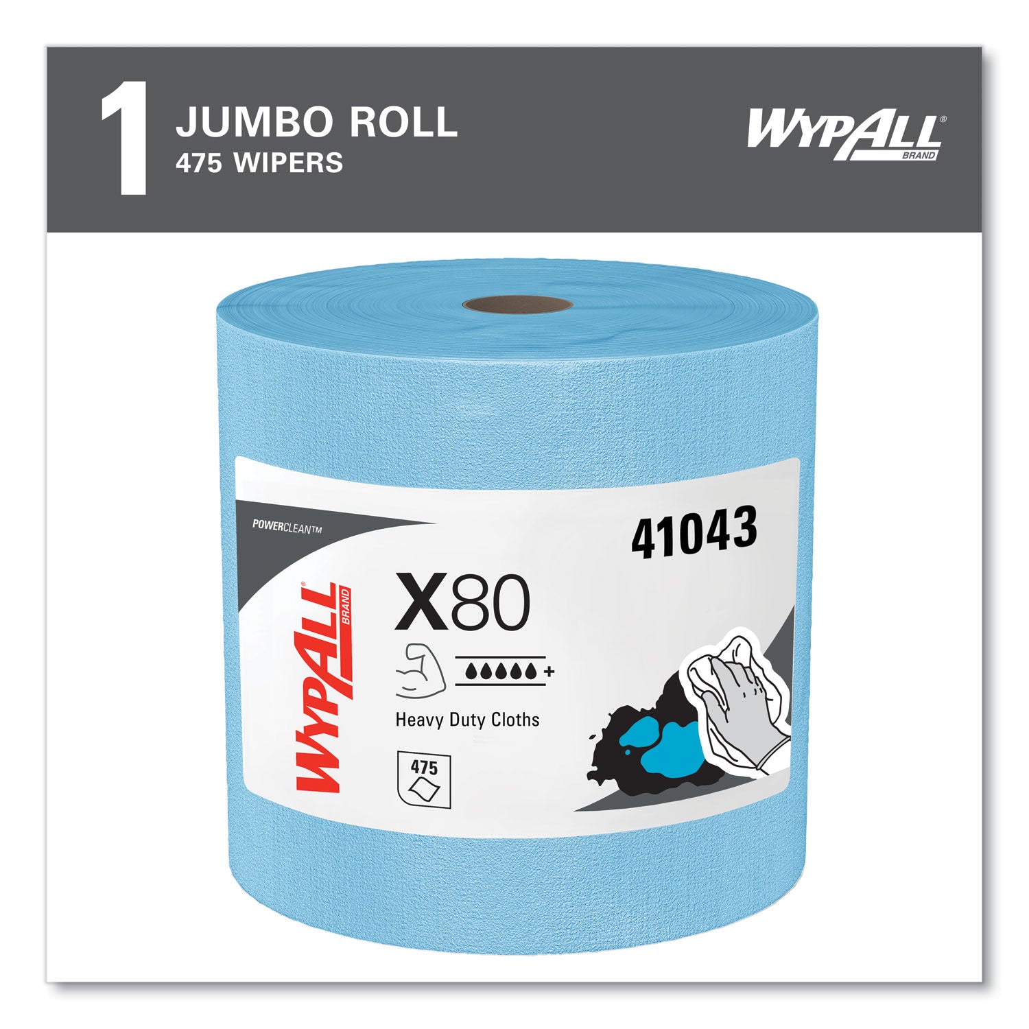 power-clean-x80-heavy-duty-cloths-jumbo-roll-124-x-122-blue-475-roll_kcc41043 - 2