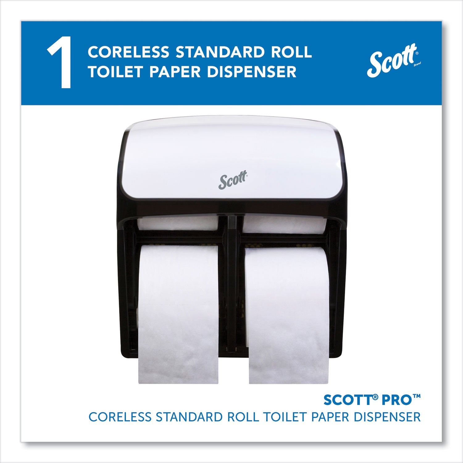 Pro High Capacity Coreless SRB Tissue Dispenser, 11.25 x 6.31 x 12.75, White