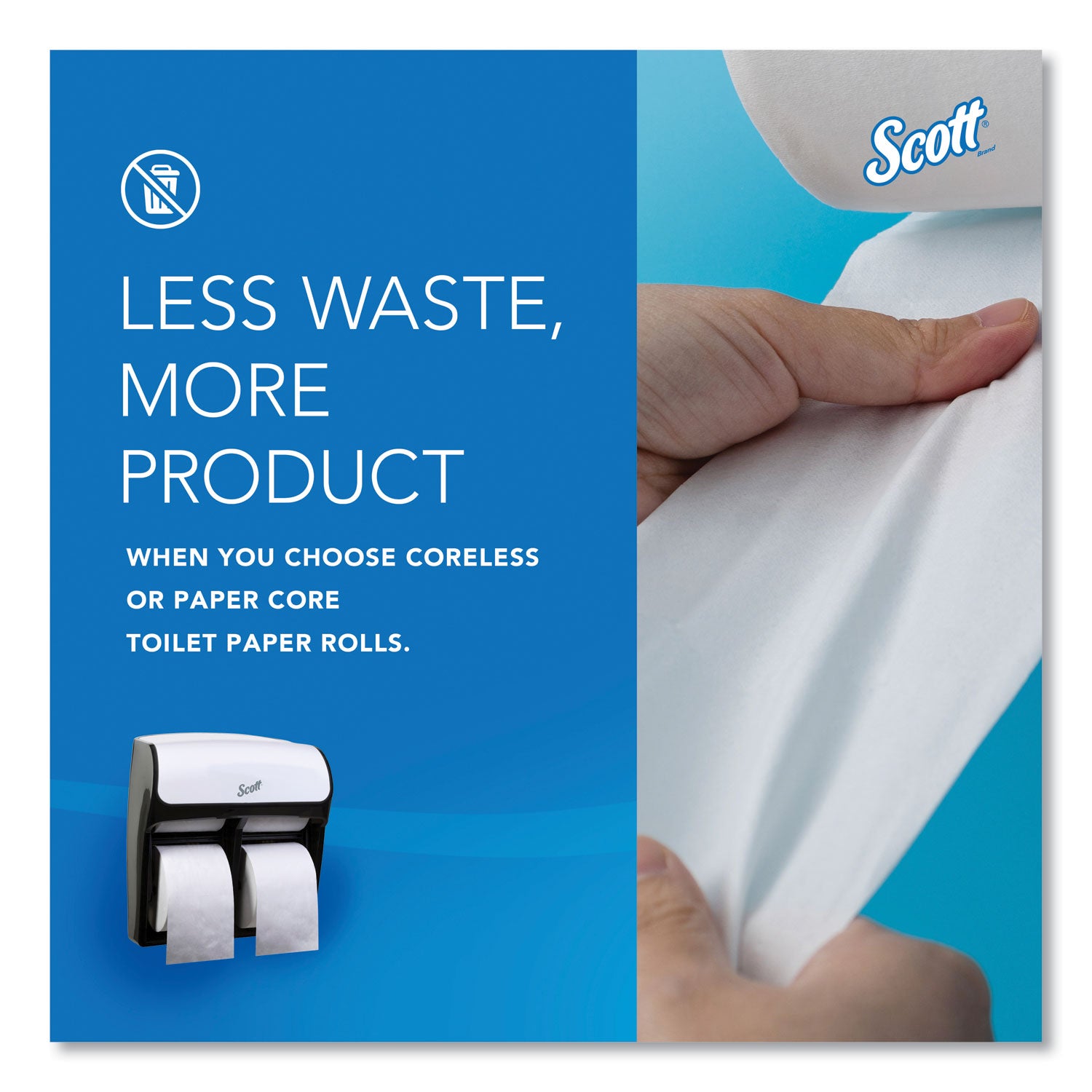 Pro High Capacity Coreless SRB Tissue Dispenser, 11.25 x 6.31 x 12.75, White