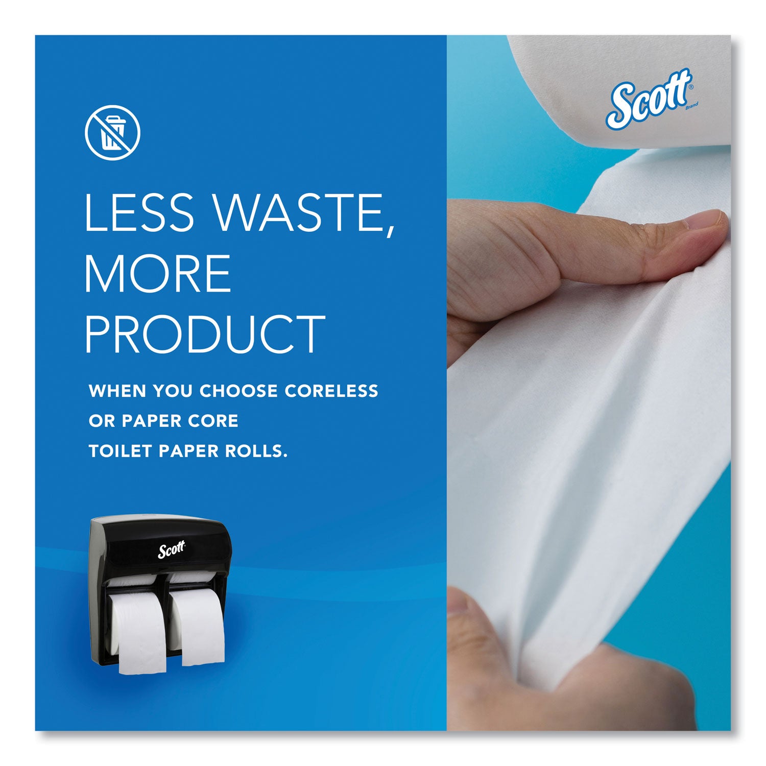 Pro High Capacity Coreless SRB Tissue Dispenser, 11.25 x 6.31 x 12.75, Black
