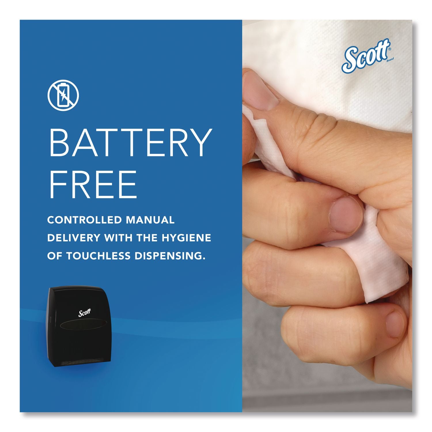 Essential Manual Hard Roll Towel Dispenser, 13.06 x 11 x 16.94, Black