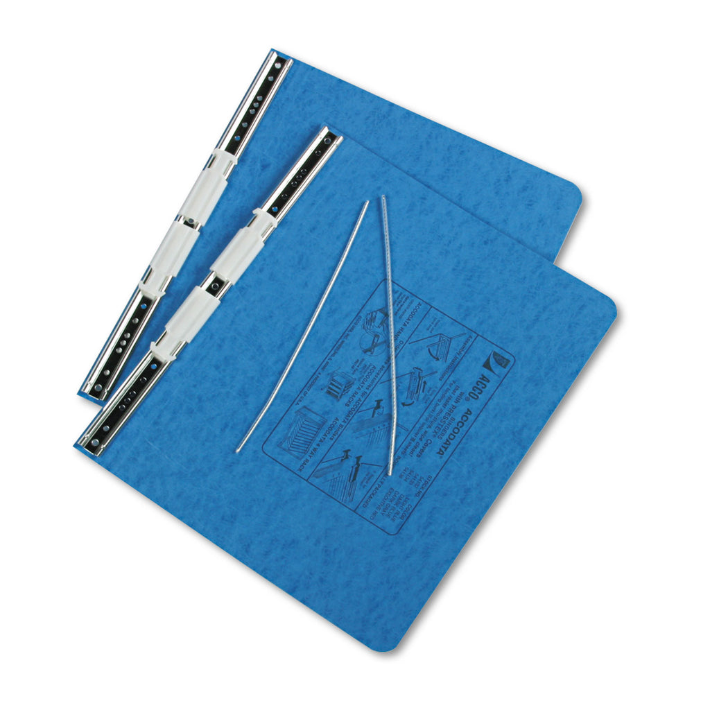 PRESSTEX Covers with Storage Hooks, 2 Posts, 6" Capacity, 12 x 8.5, Light Blue - 