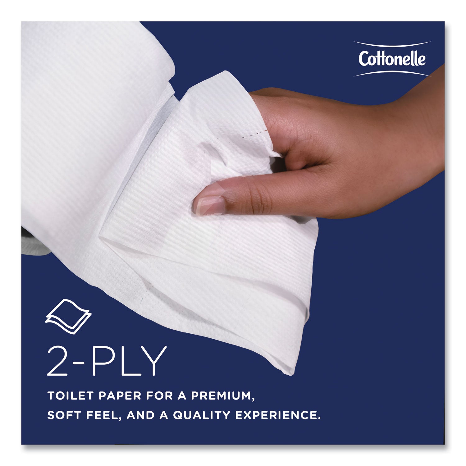 2-Ply Bathroom Tissue, Septic Safe, White, 451 Sheets/Roll, 20 Rolls/Carton