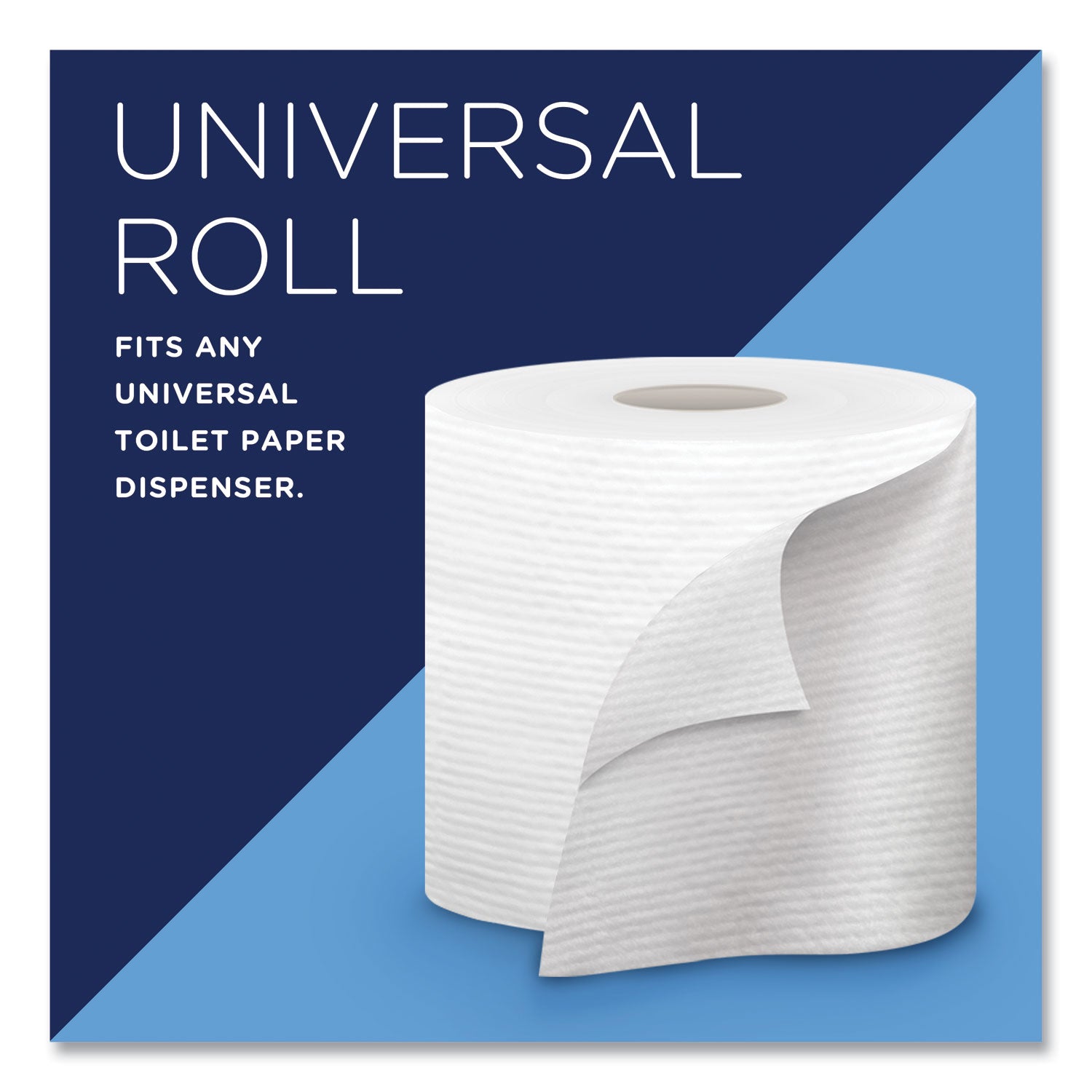 2-Ply Bathroom Tissue for Business, Septic Safe, White, 451 Sheets/Roll, 60 Rolls/Carton - 