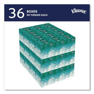 Boutique White Facial Tissue for Business, Pop-Up Box, 2-Ply, 95 Sheets/Box, 36 Boxes/Carton
