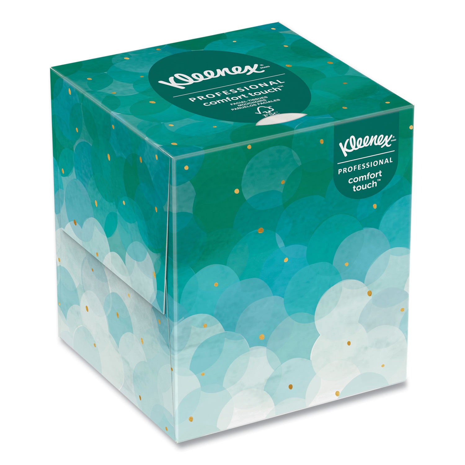 Boutique White Facial Tissue for Business, Pop-Up Box, 2-Ply, 95 Sheets/Box, 6 Boxes/Pack - 