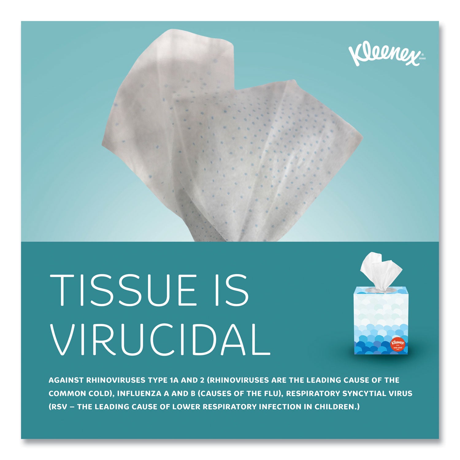Boutique Anti-Viral Tissue, 3-Ply, White, Pop-Up Box, 60/Box, 3 Boxes/Pack