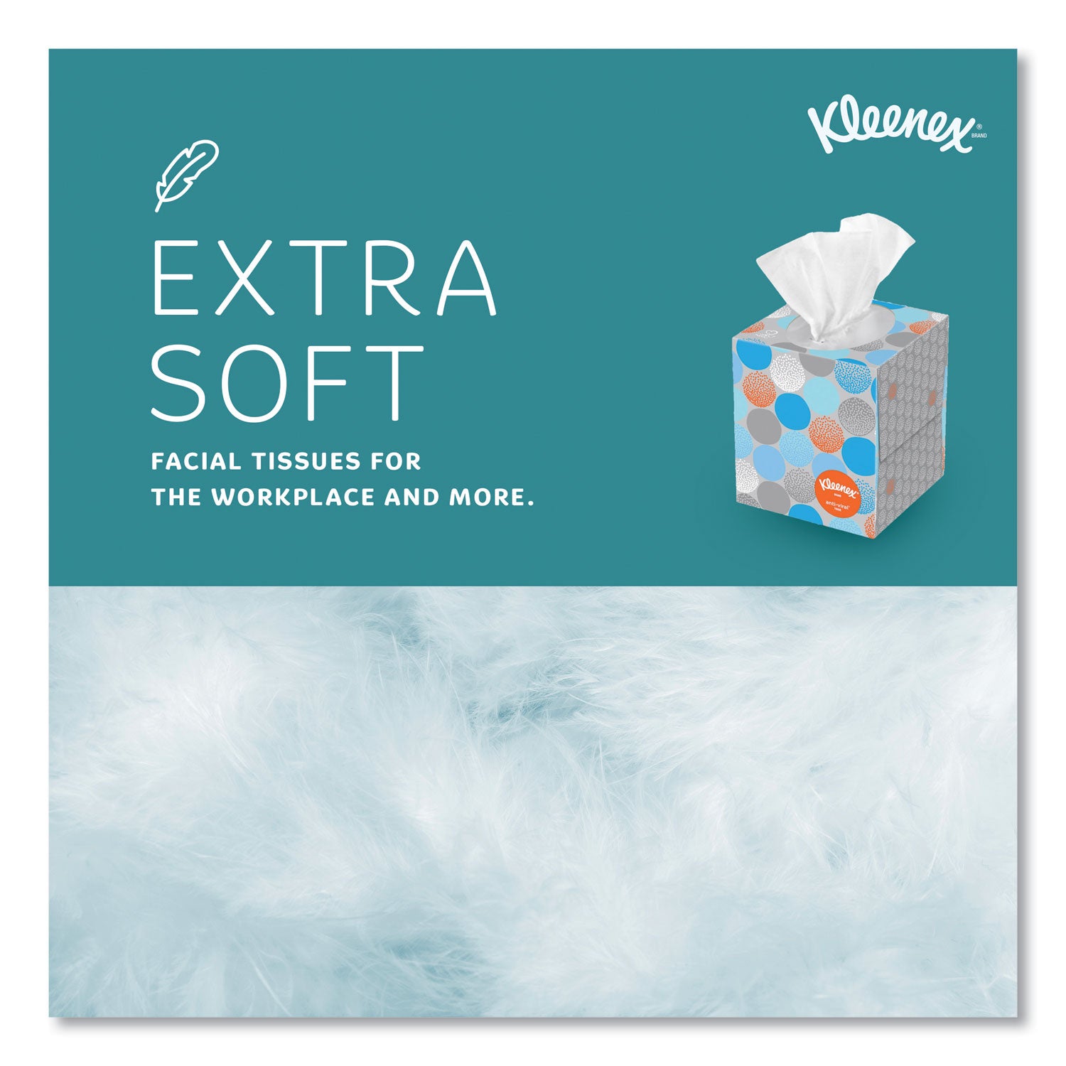 Boutique Anti-Viral Facial Tissue, 3-Ply, White, Pop-Up Box, 60 Sheets/Box, 3 Boxes/Pack, 4 Packs/Carton