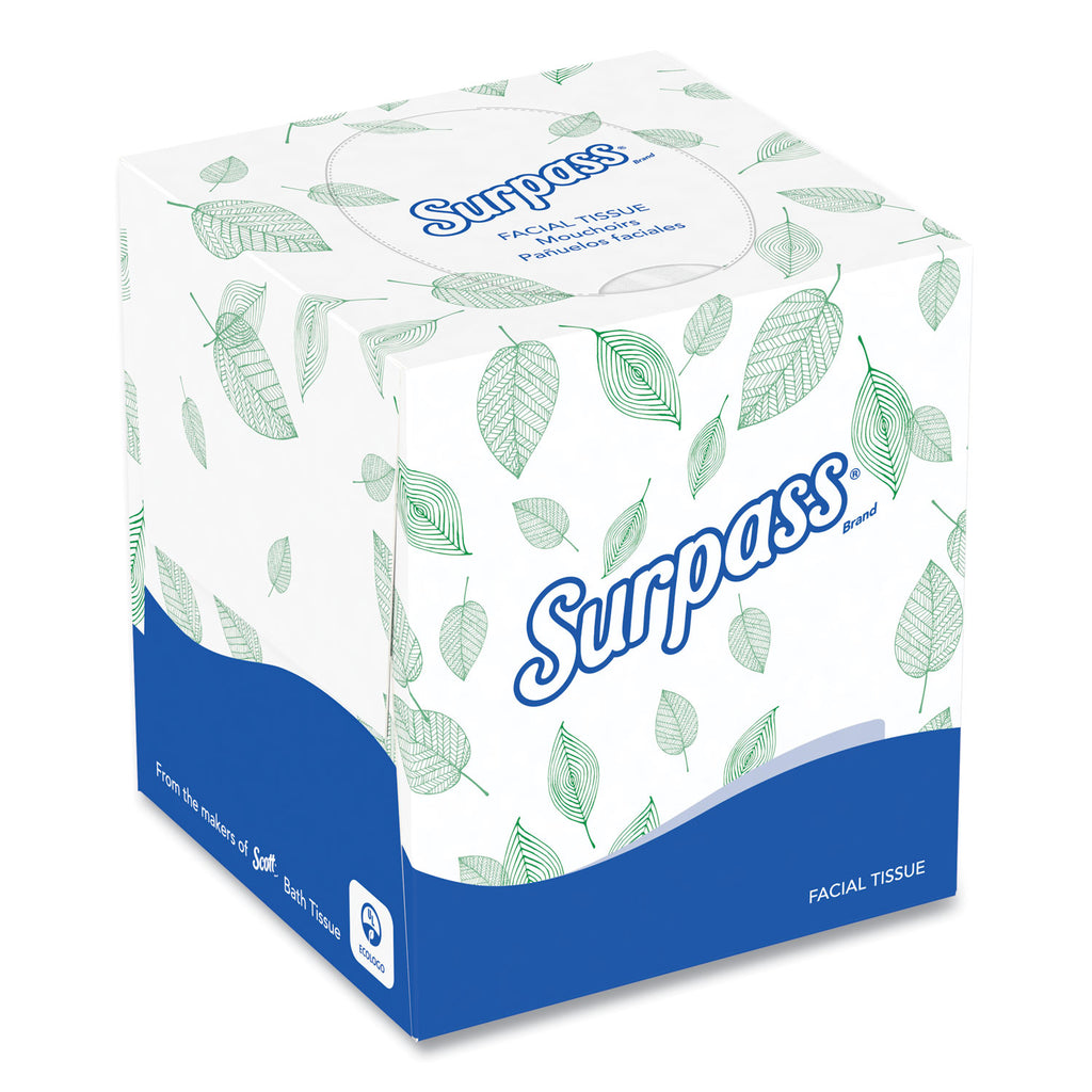 Facial Tissue for Business, 2-Ply, White, Pop-Up Box, 90/Box, 36 Boxes/Carton