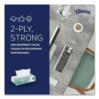 Naturals Facial Tissue for Business, Flat Box, 2-Ply, White, 125 Sheets/Box