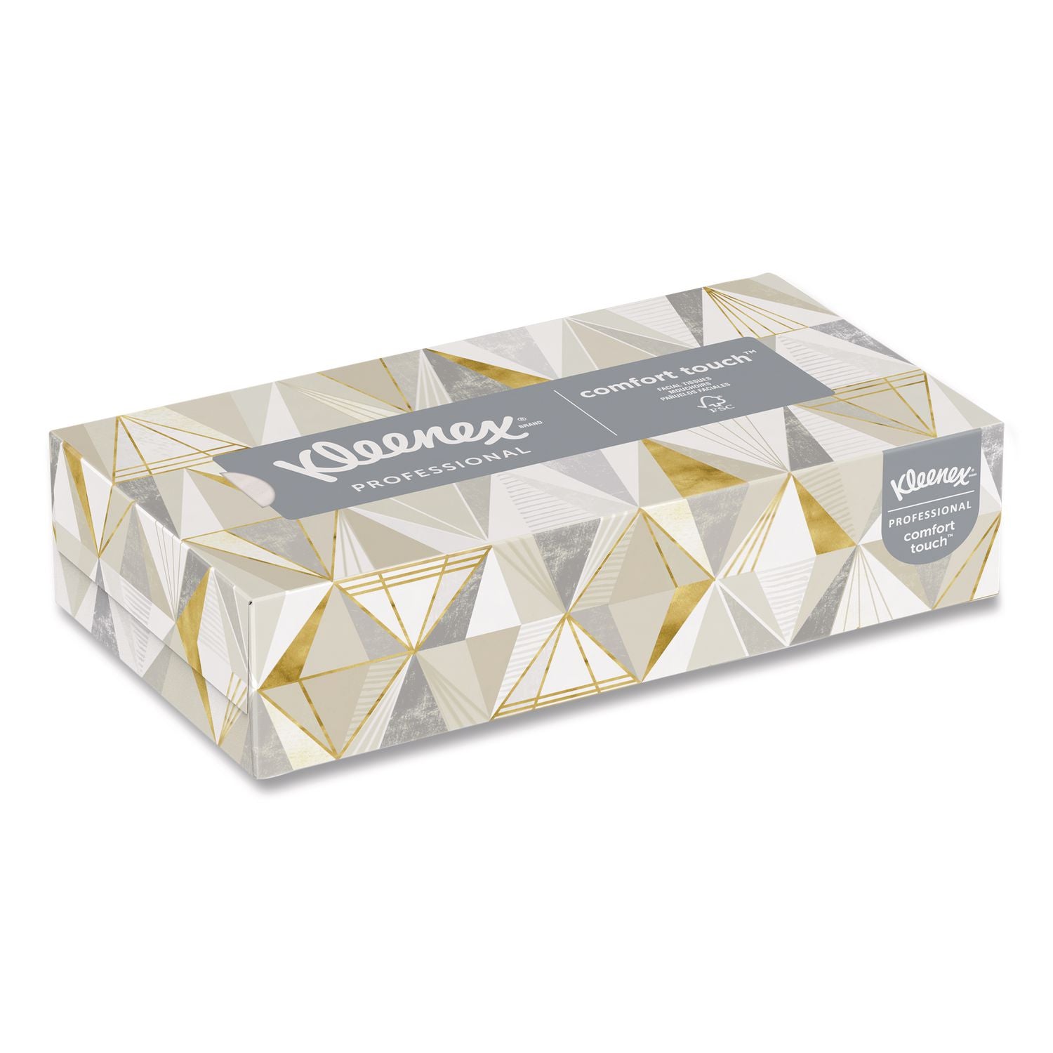 White Facial Tissue for Business, 2-Ply, White, Pop-Up Box, 125 Sheets/Box, 48 Boxes/Carton