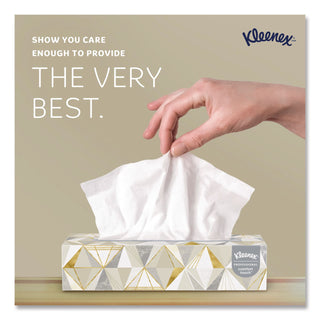 White Facial Tissue for Business, 2-Ply, White, Pop-Up Box, 125 Sheets/Box, 48 Boxes/Carton