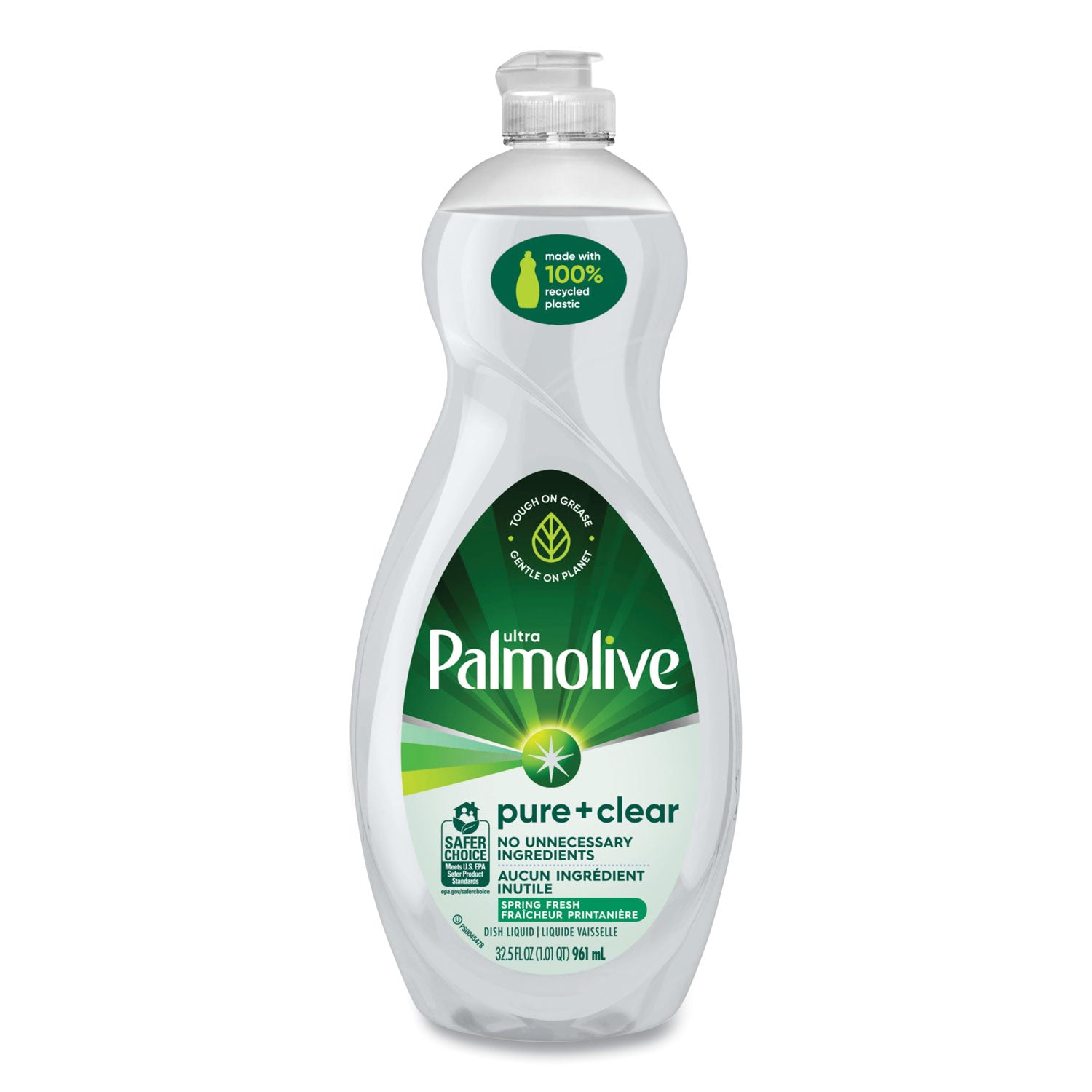 pure-+-clear-dishwashing-liquid-unscented-325-oz-bottle-9-carton_cpcus04272ct - 2