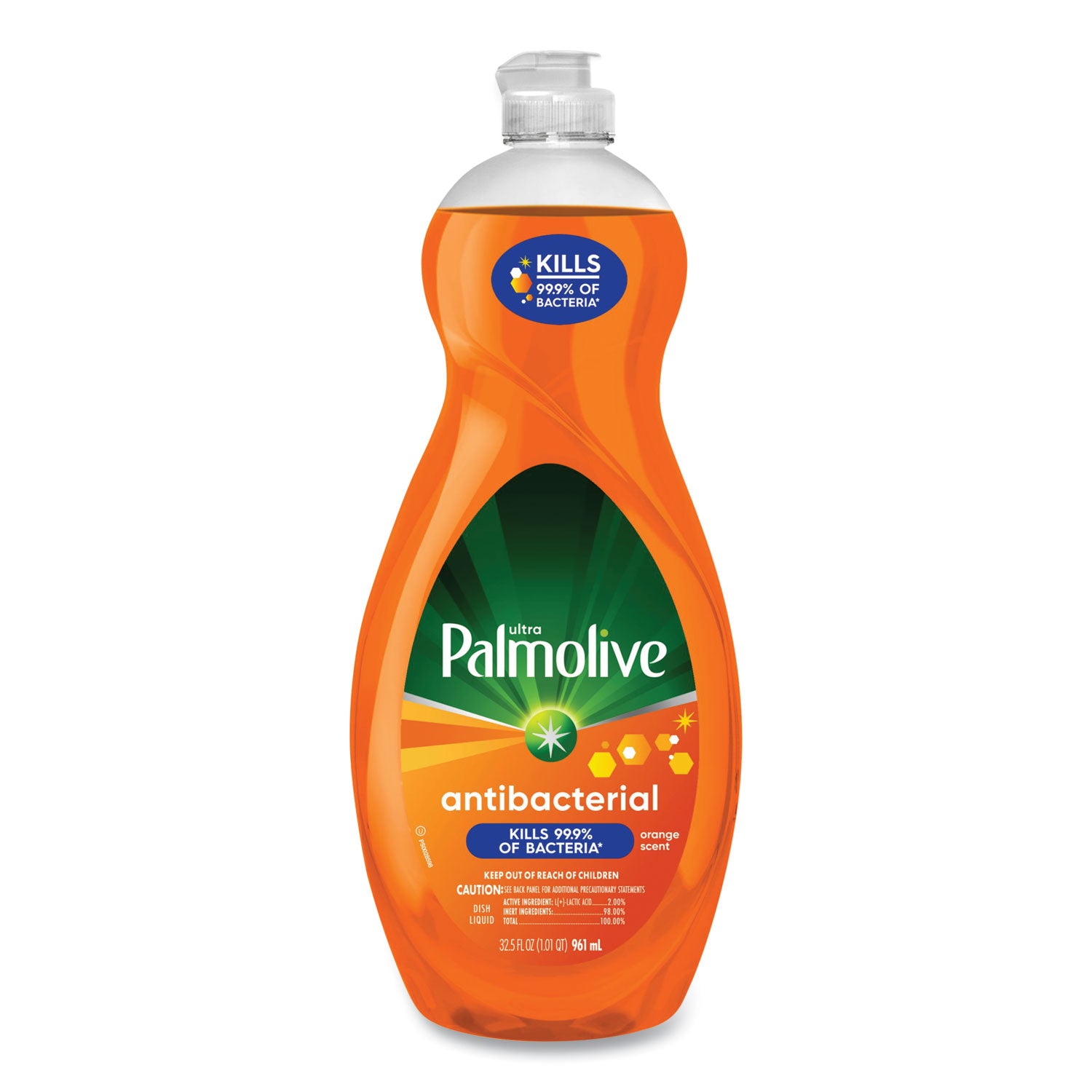 ultra-antibacterial-dishwashing-liquid-orange-scent-325-oz-bottle-9-carton_cpcus04274ct - 2