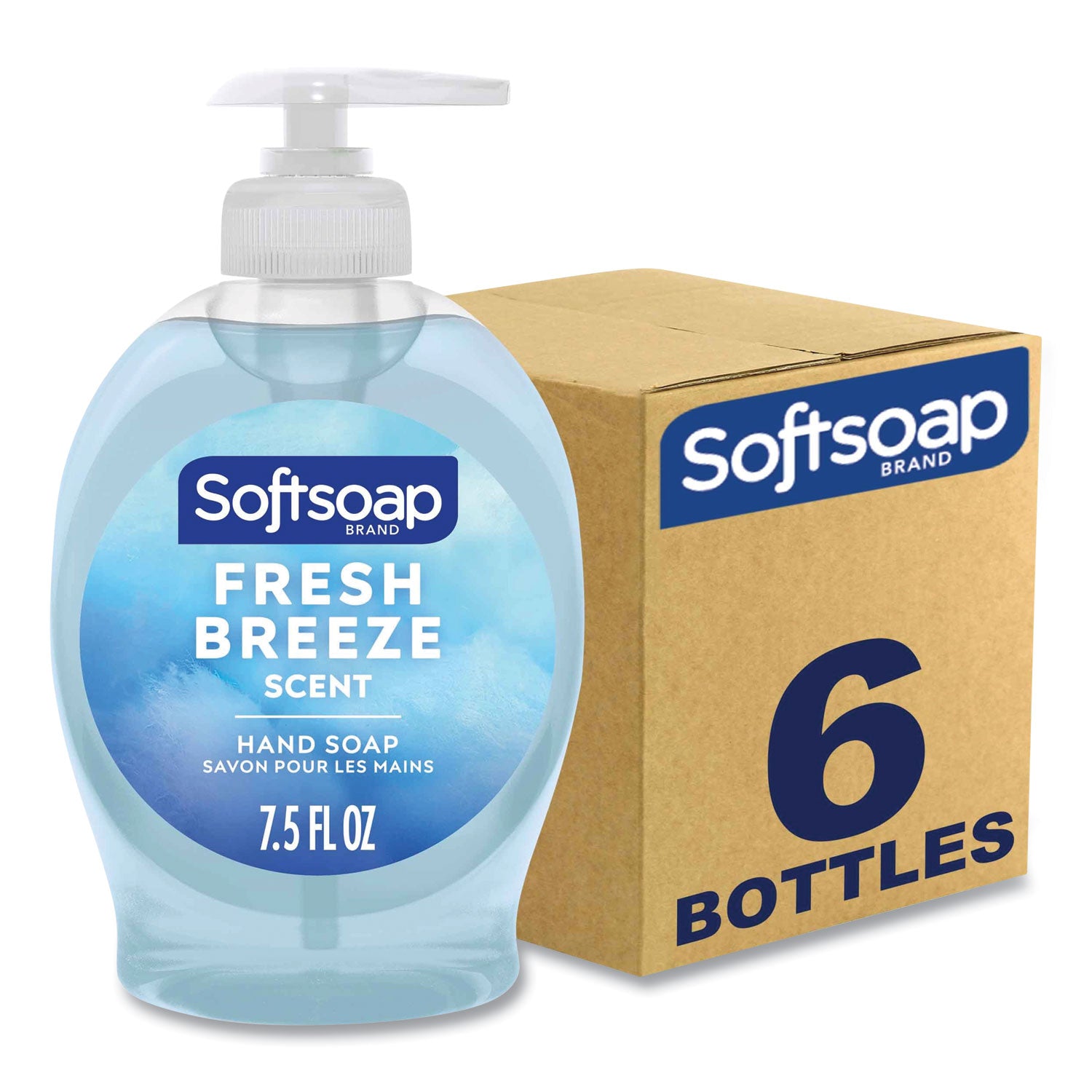 softsoap-liquid-hand-soap-pumps-fresh-breeze-75-oz-pump-bottle-6-carton_cpcus04964ct - 1