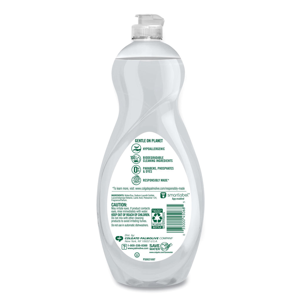 Pure + Clear Dishwashing Liquid, Unscented, 32.5 oz Bottle, 9/Carton