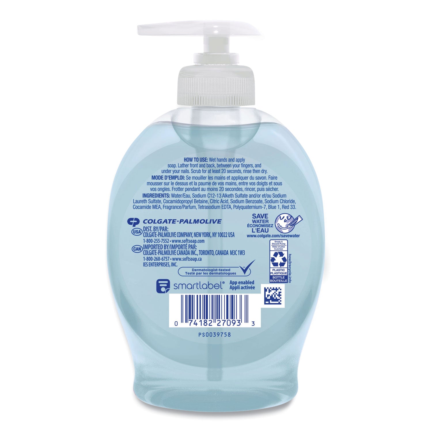 Softsoap Liquid Hand Soap Pumps, Fresh Breeze, 7.5 oz Pump Bottle