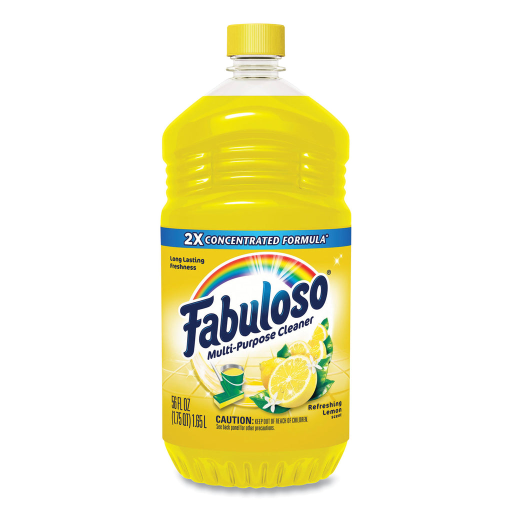 Multi-Use Cleaner, Refreshing Lemon Scent, 56 oz Bottle, 6/Carton