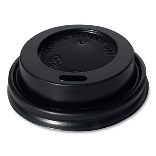 Hot Cup Lids, Fits 4 oz Cup, Black, 1,000/Carton