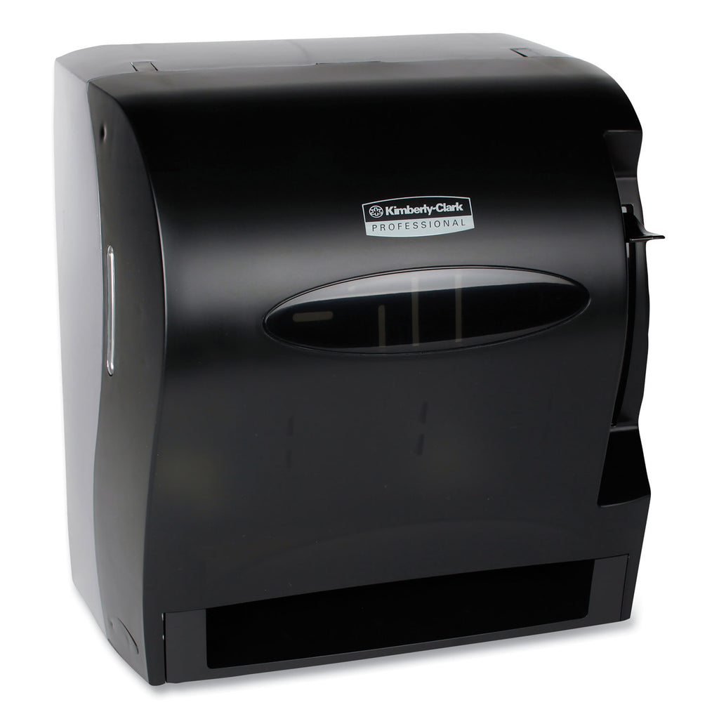 Lev-R-Matic Roll Towel Dispenser, 13.3 x 9.8 x 13.5, Smoke - 