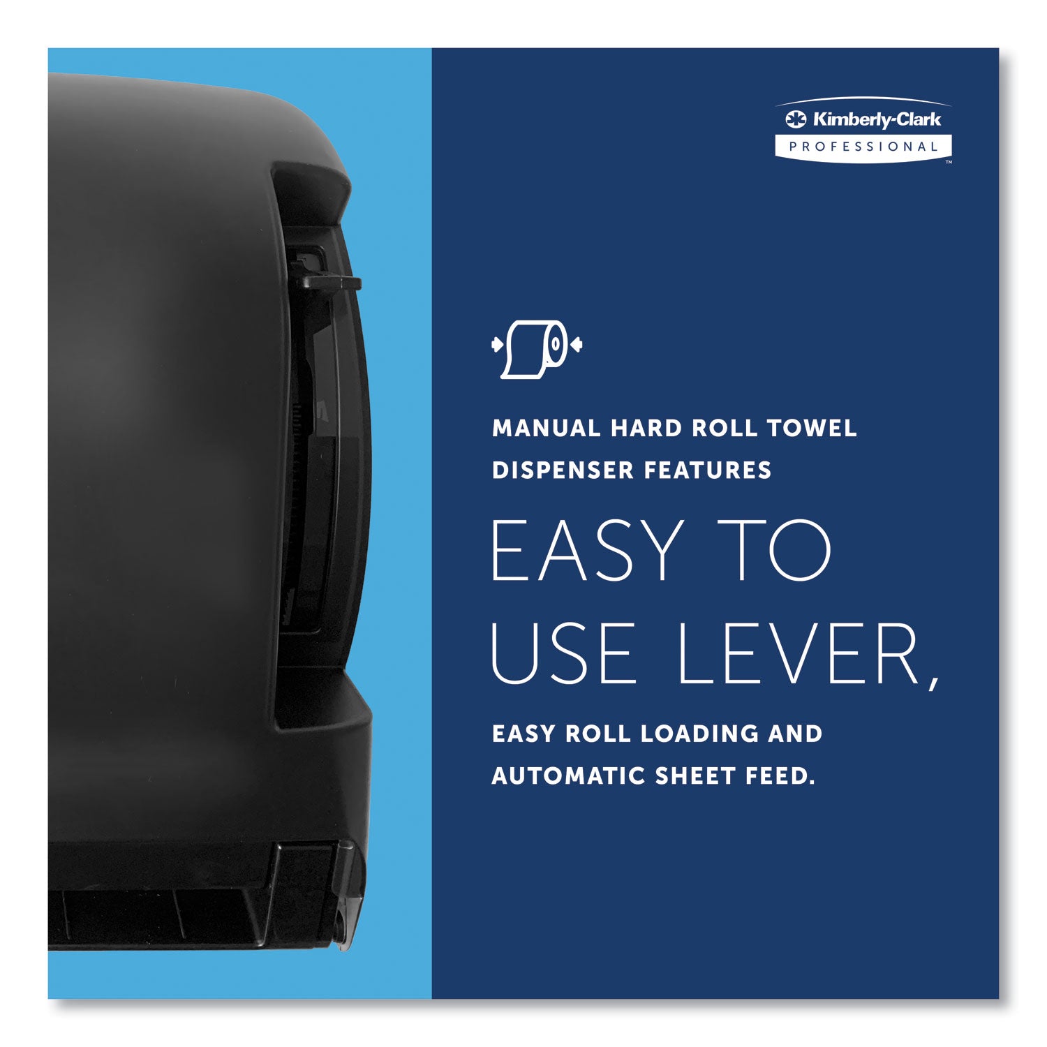 Lev-R-Matic Roll Towel Dispenser, 13.3 x 9.8 x 13.5, Smoke