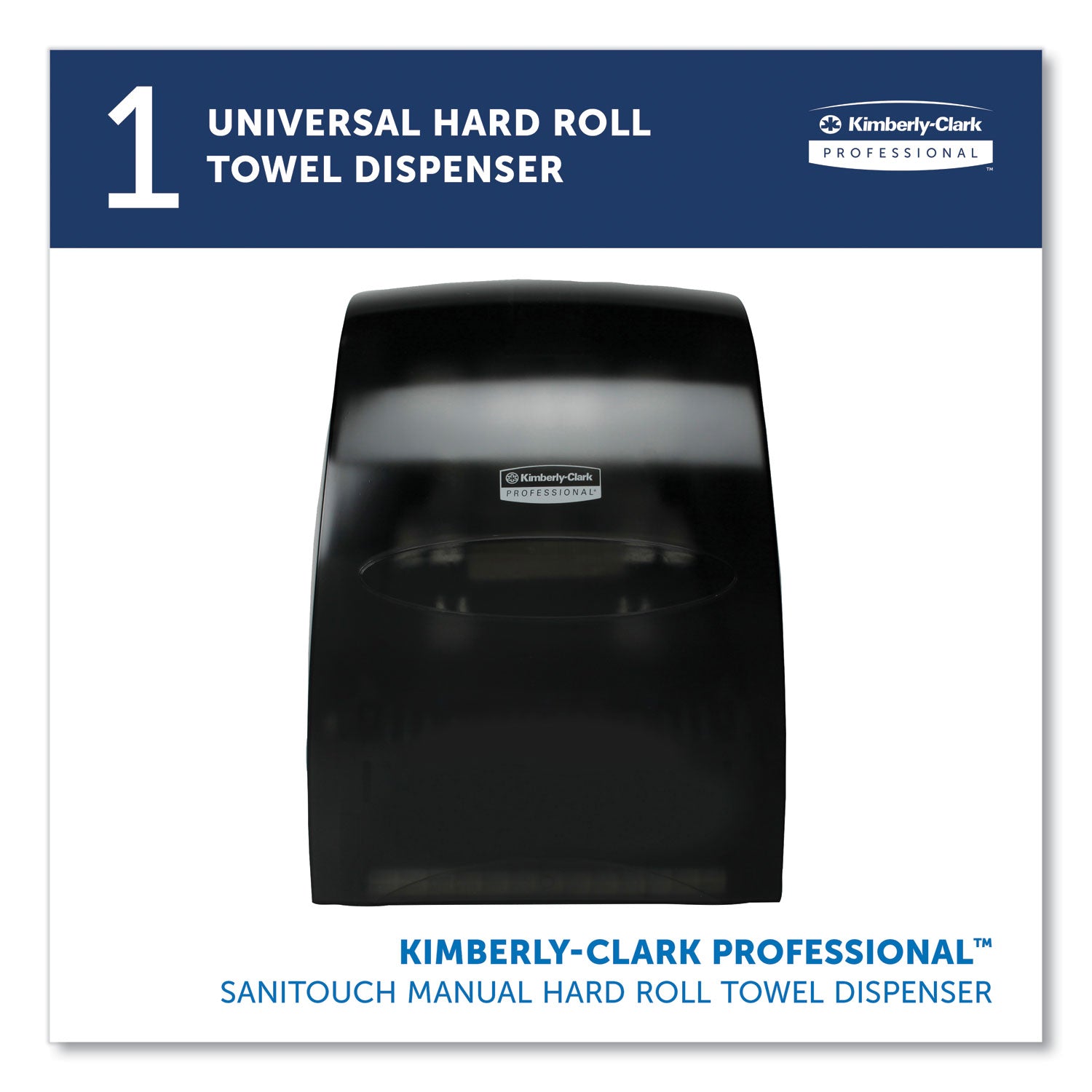 Sanitouch Hard Roll Towel Disp, 12.63 x 10.2 x 16.13, Smoke - 