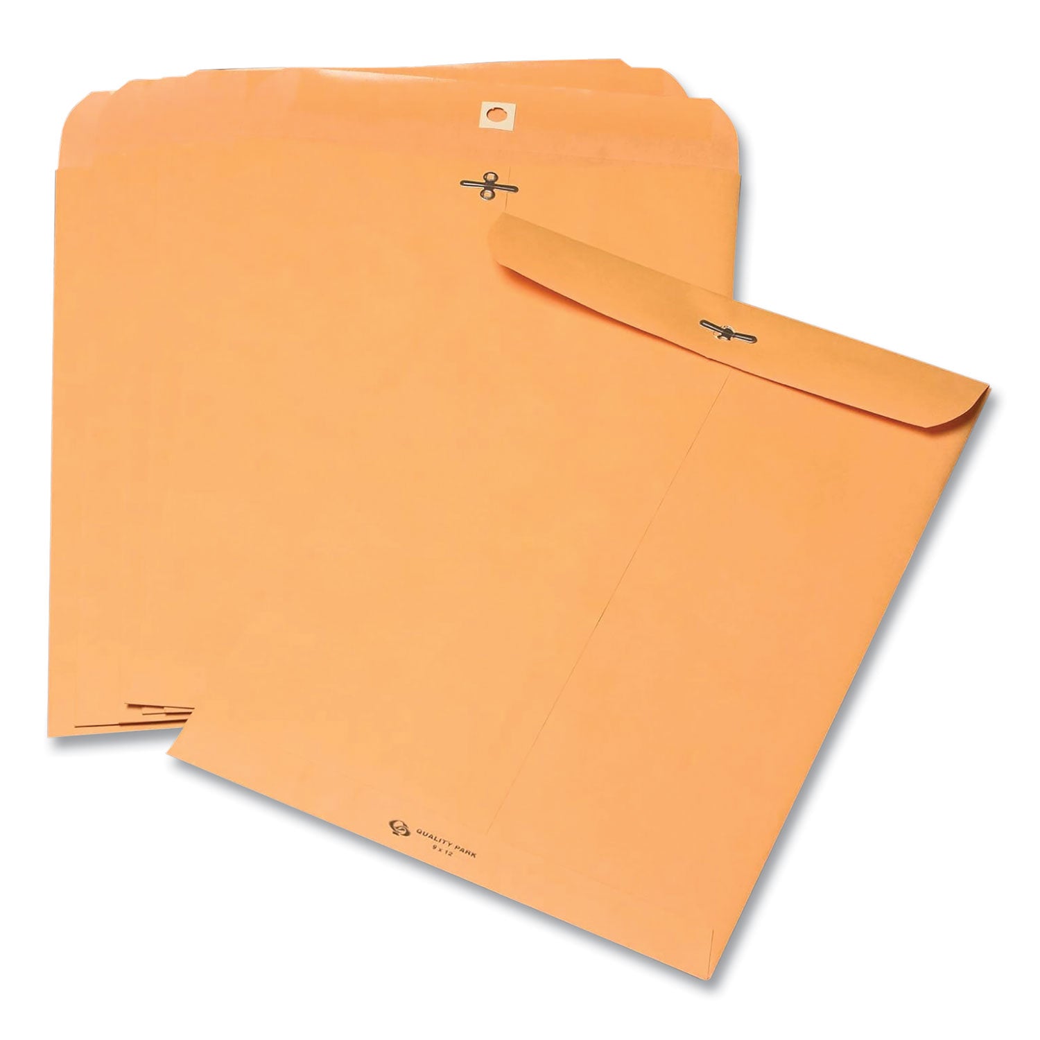 Clasp Envelope, 28 lb Bond Weight Kraft, #55, Square Flap, Clasp/Gummed Closure, 6 x 9, Brown Kraft, 100/Box - 