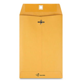 Clasp Envelope, 28 lb Bond Weight Kraft, #63, Square Flap, Clasp/Gummed Closure, 6.5 x 9.5, Brown Kraft, 100/Box